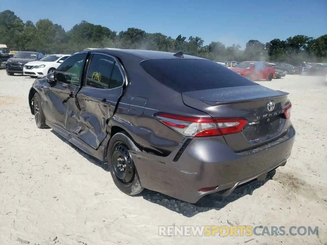 3 Photograph of a damaged car 4T1B11HK6KU687803 TOYOTA CAMRY 2019