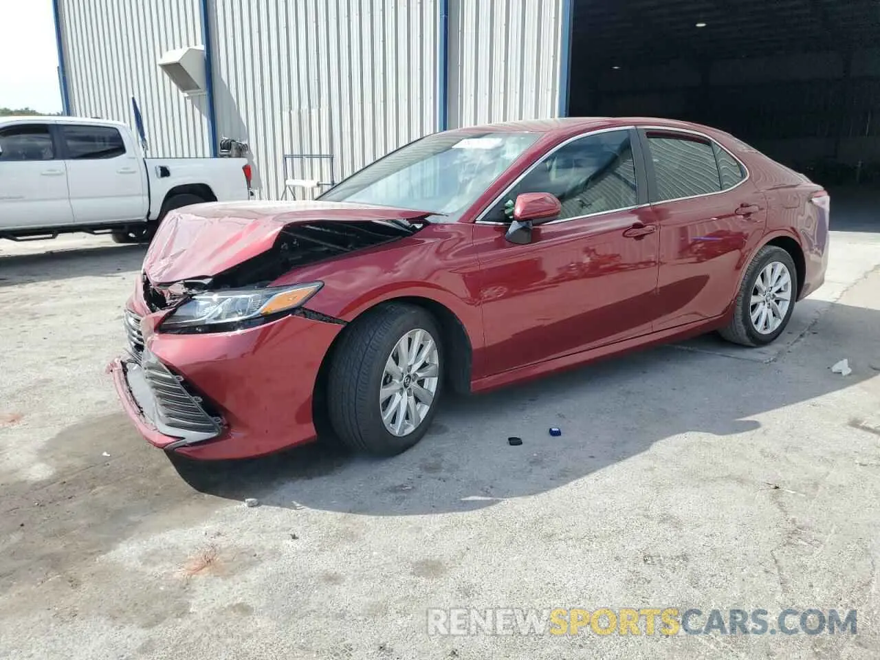 1 Photograph of a damaged car 4T1B11HK6KU689146 TOYOTA CAMRY 2019