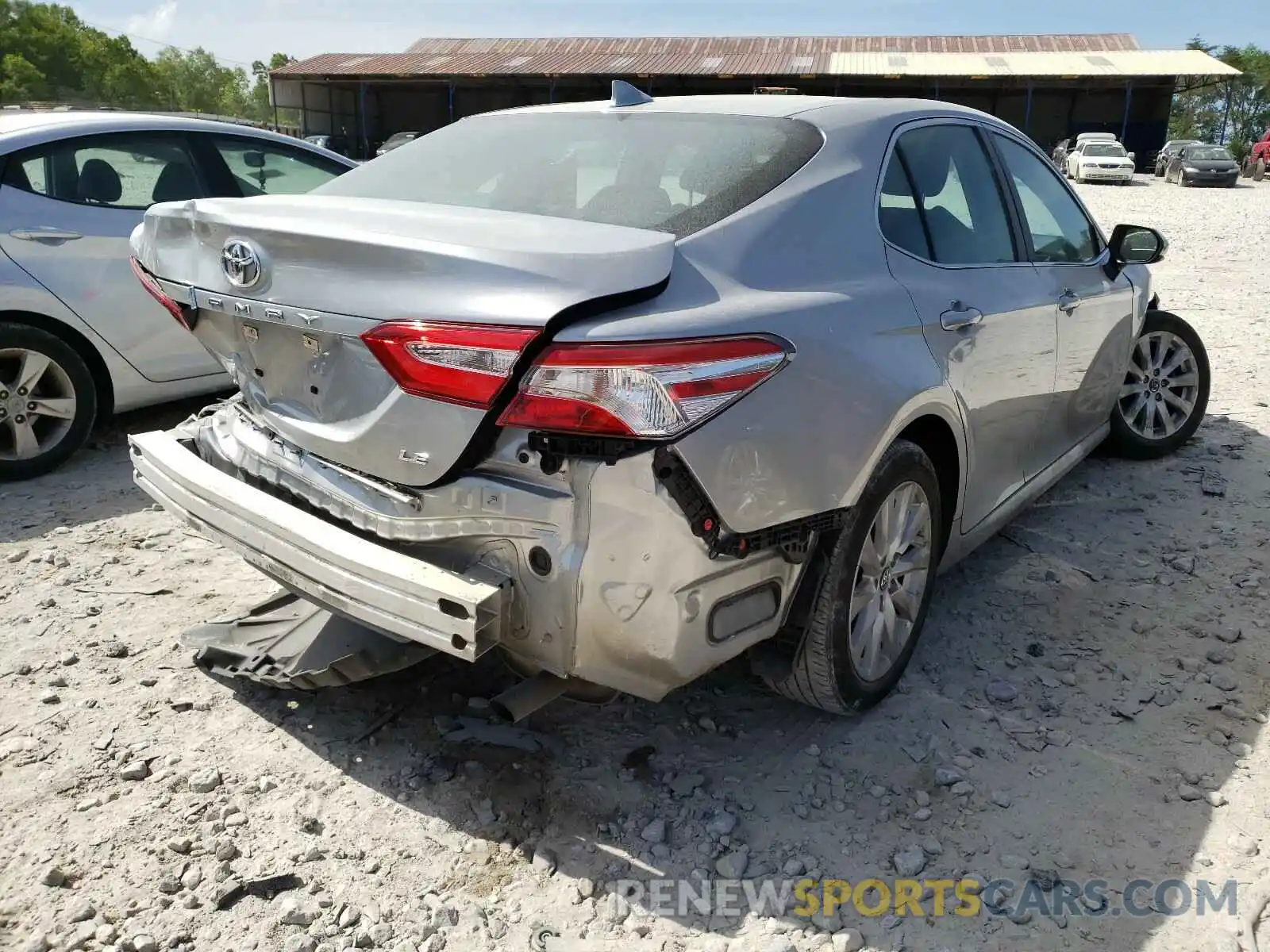 4 Photograph of a damaged car 4T1B11HK6KU691205 TOYOTA CAMRY 2019