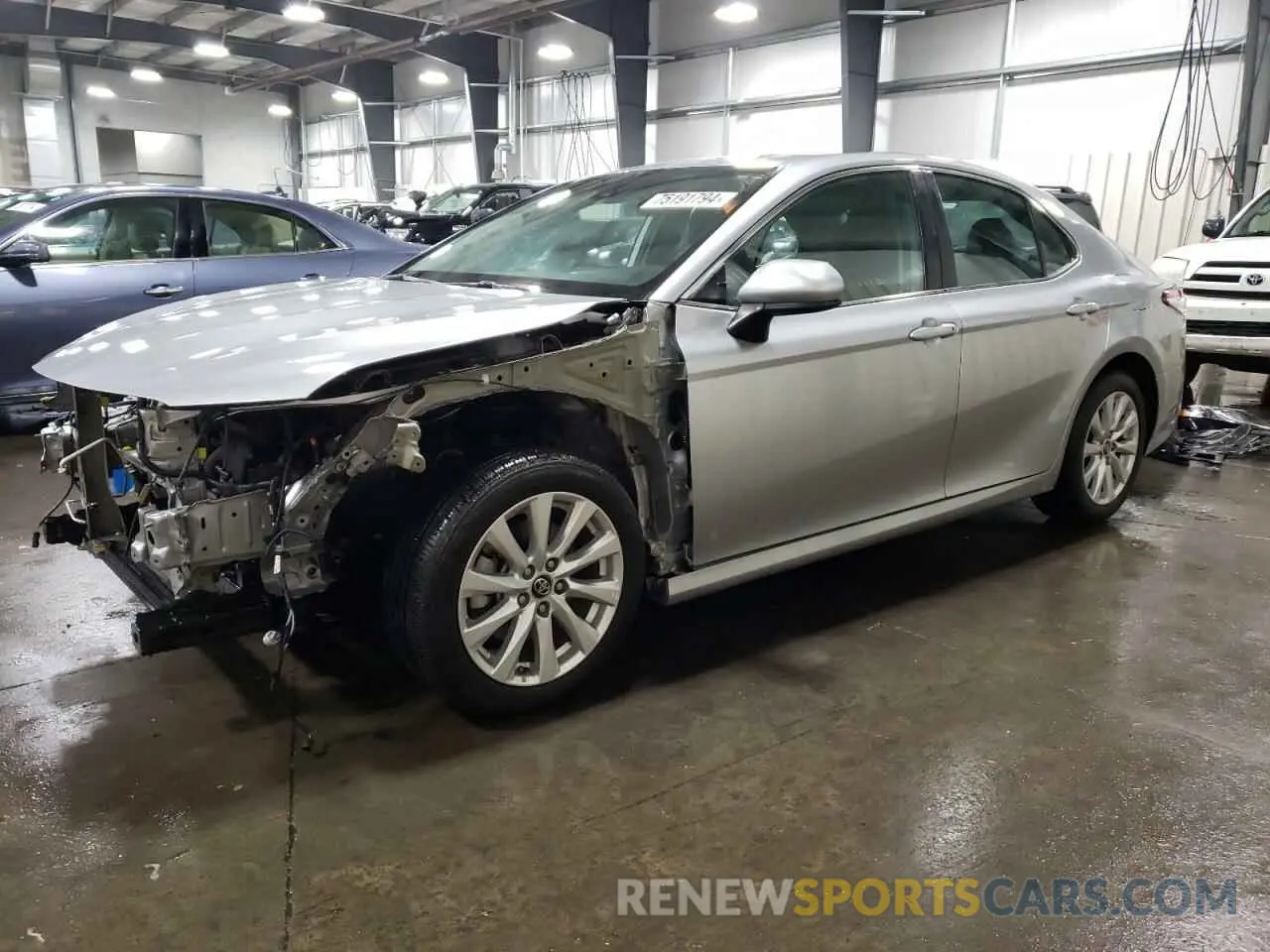 1 Photograph of a damaged car 4T1B11HK6KU691737 TOYOTA CAMRY 2019