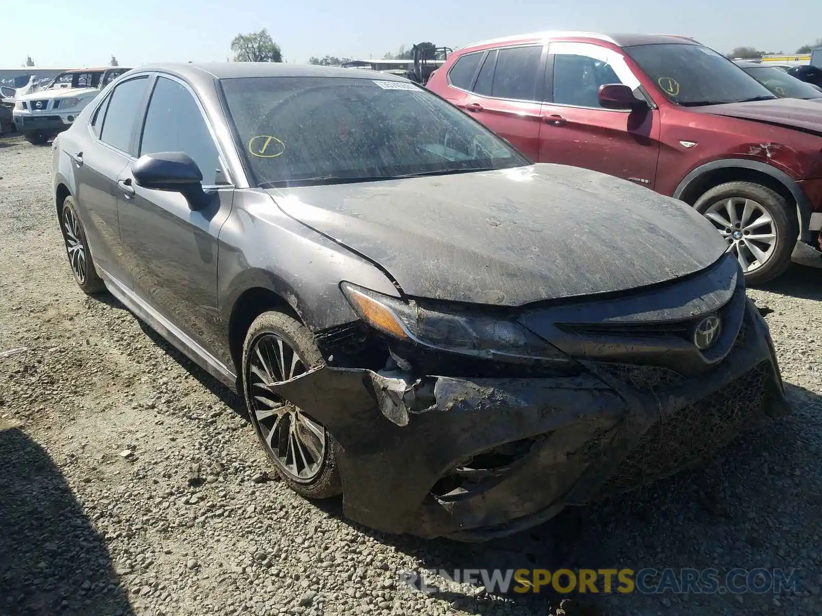 1 Photograph of a damaged car 4T1B11HK6KU693357 TOYOTA CAMRY 2019