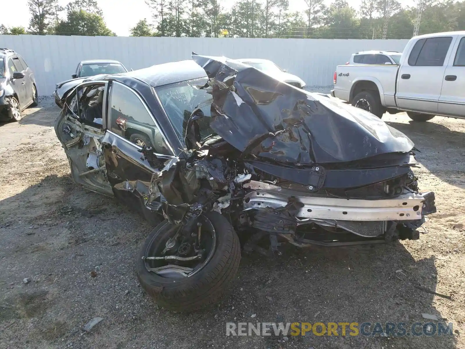 1 Photograph of a damaged car 4T1B11HK6KU694721 TOYOTA CAMRY 2019