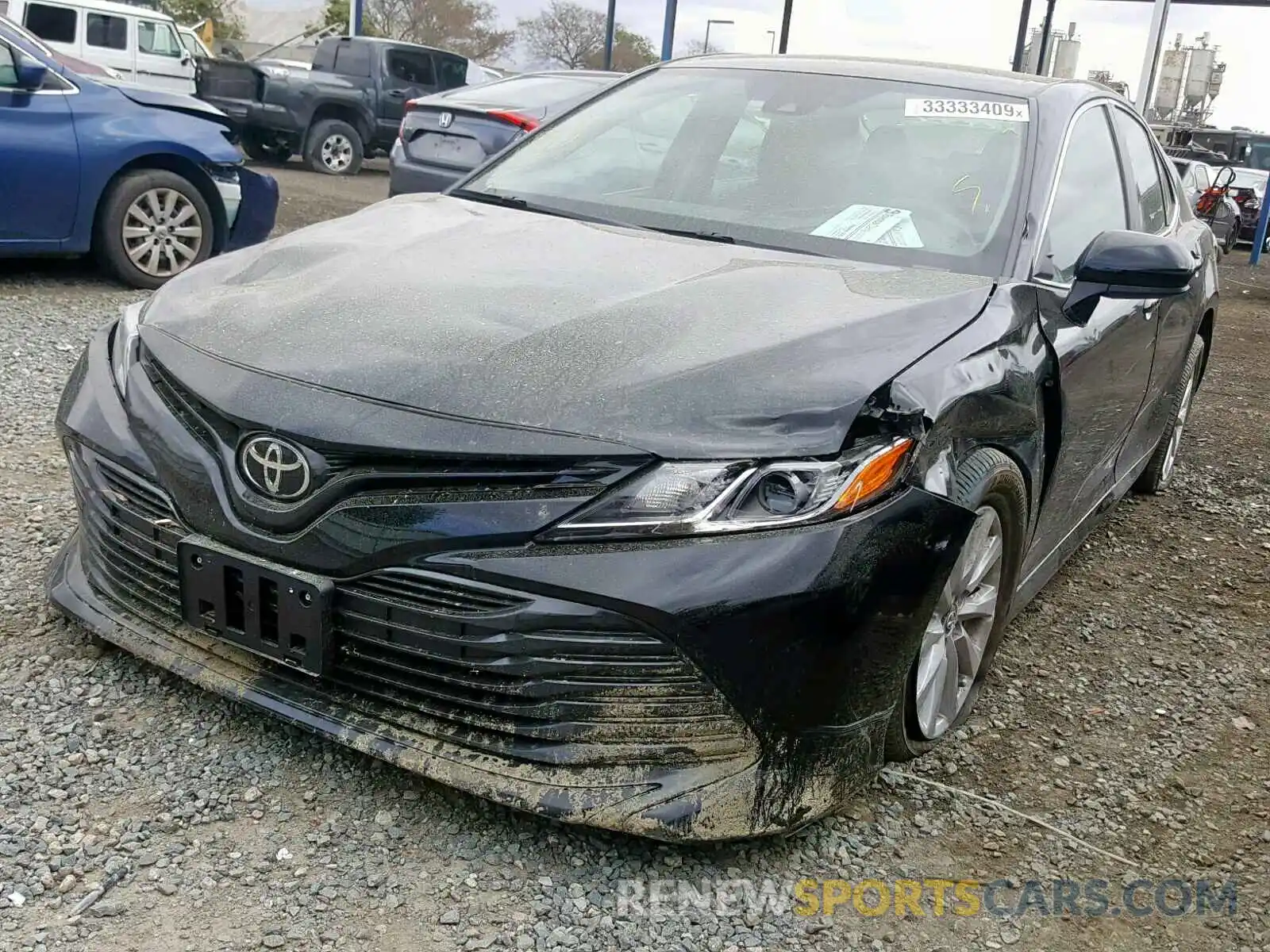 2 Photograph of a damaged car 4T1B11HK6KU702140 TOYOTA CAMRY 2019