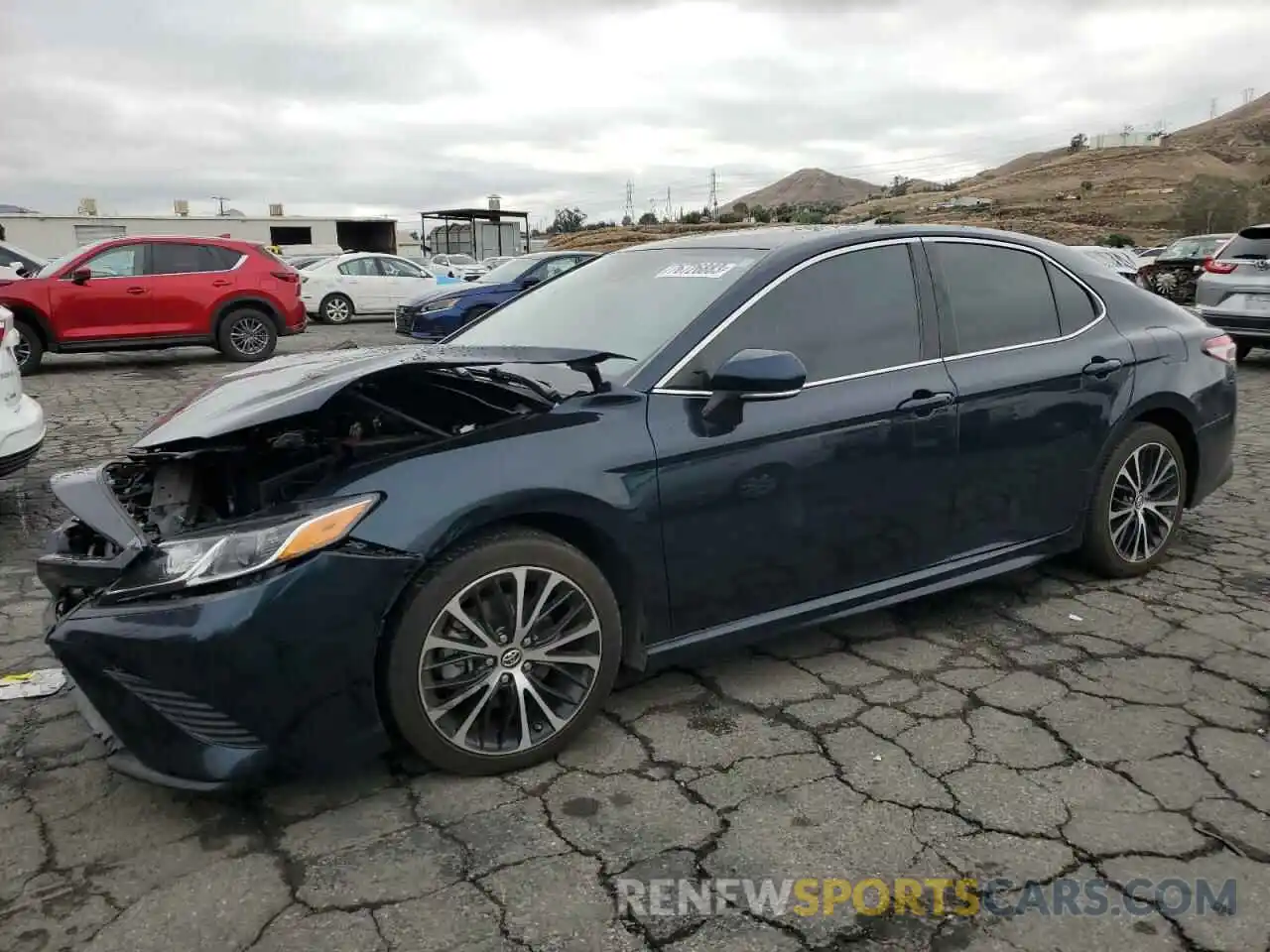 1 Photograph of a damaged car 4T1B11HK6KU717821 TOYOTA CAMRY 2019