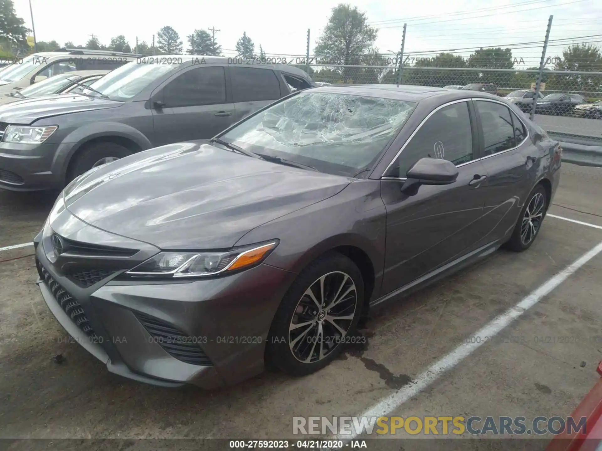 2 Photograph of a damaged car 4T1B11HK6KU719049 TOYOTA CAMRY 2019