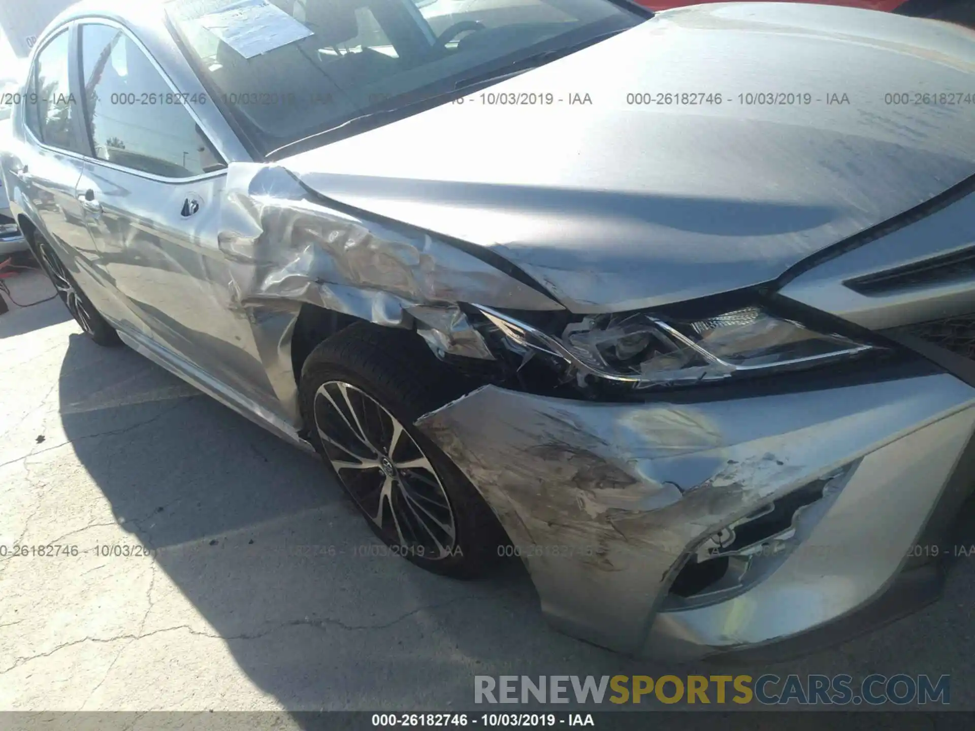 6 Photograph of a damaged car 4T1B11HK6KU727149 TOYOTA CAMRY 2019