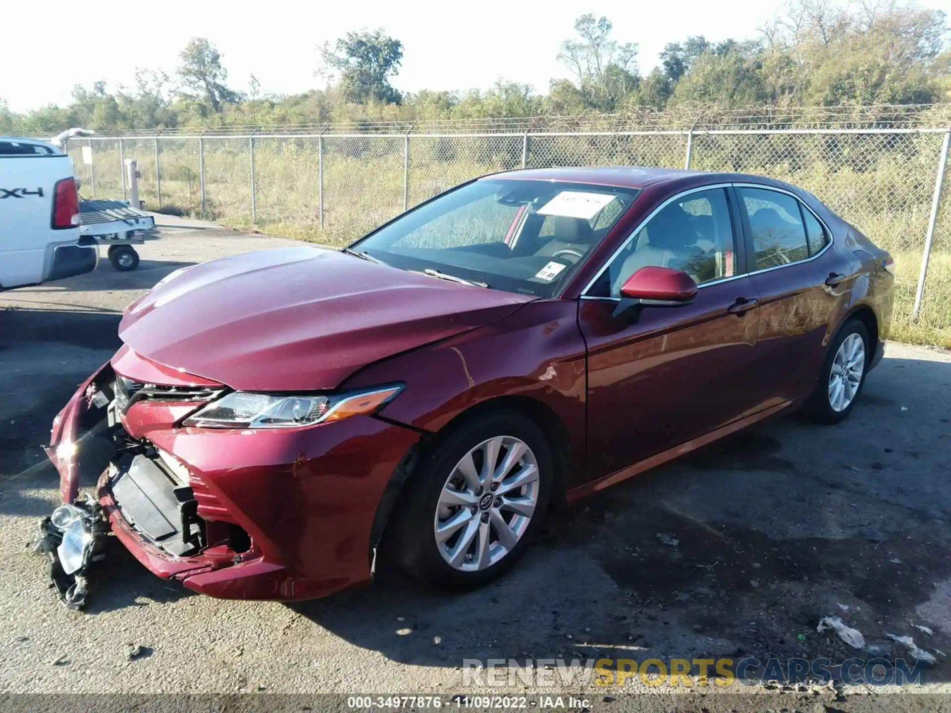 2 Photograph of a damaged car 4T1B11HK6KU734053 TOYOTA CAMRY 2019