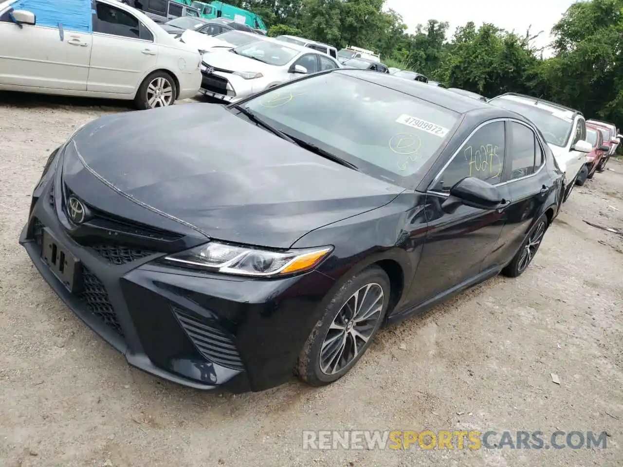 2 Photograph of a damaged car 4T1B11HK6KU736658 TOYOTA CAMRY 2019