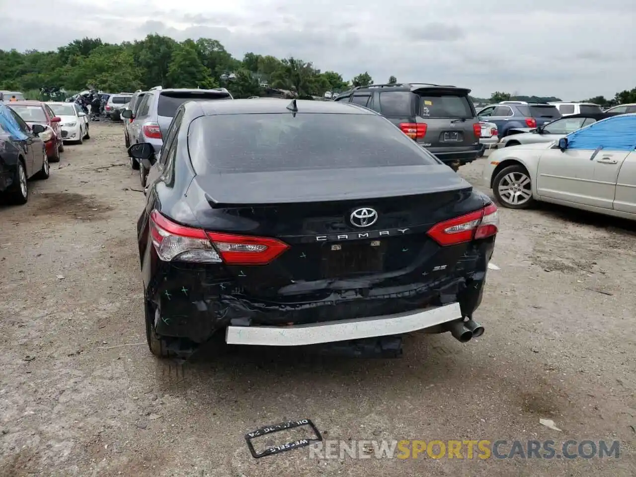 9 Photograph of a damaged car 4T1B11HK6KU736658 TOYOTA CAMRY 2019