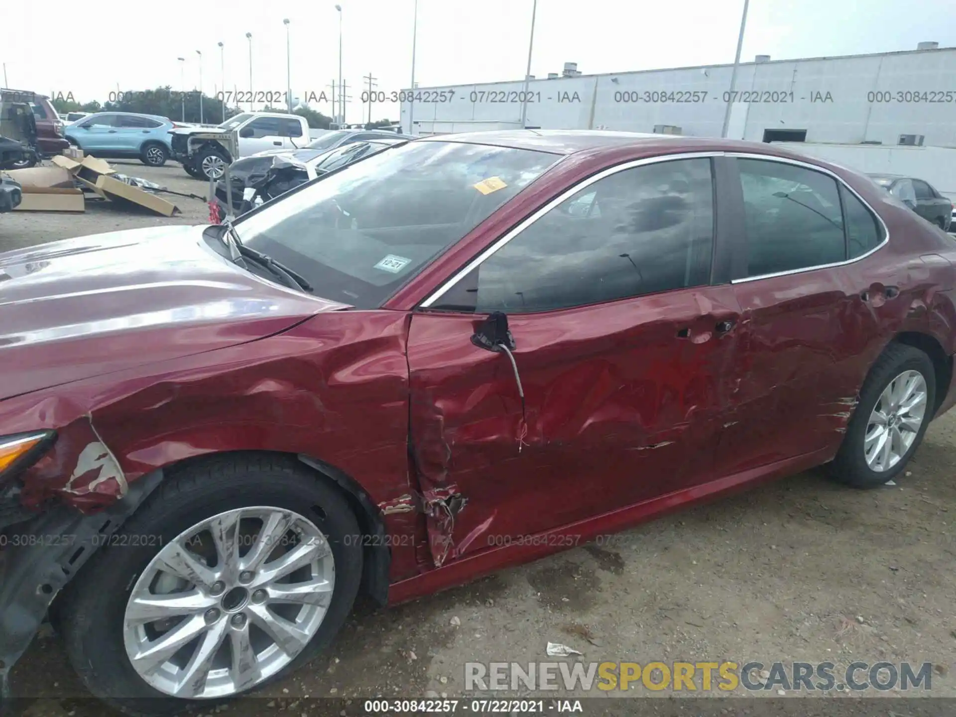 6 Photograph of a damaged car 4T1B11HK6KU744579 TOYOTA CAMRY 2019