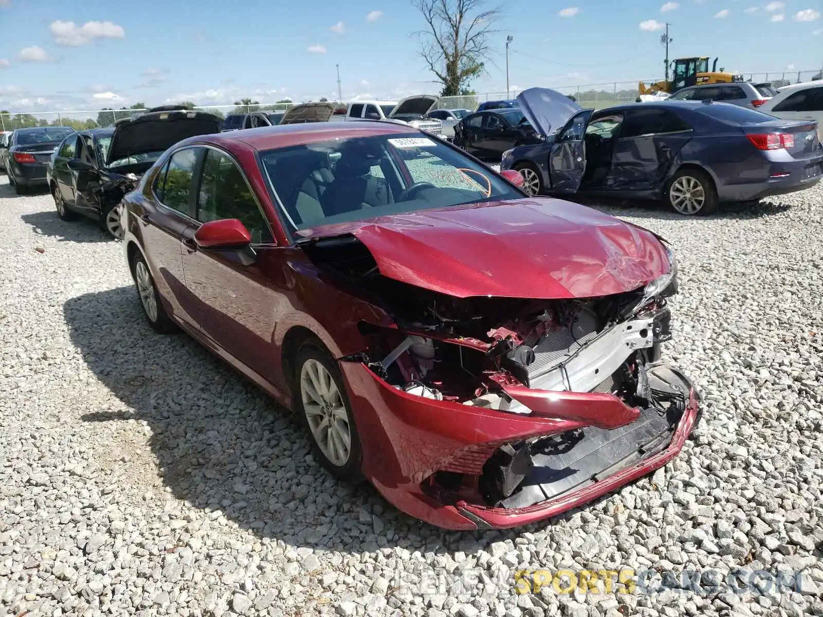 1 Photograph of a damaged car 4T1B11HK6KU745554 TOYOTA CAMRY 2019