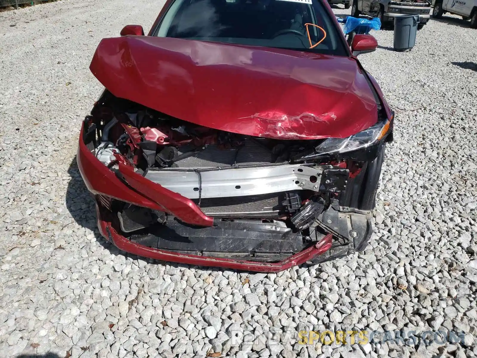 9 Photograph of a damaged car 4T1B11HK6KU745554 TOYOTA CAMRY 2019