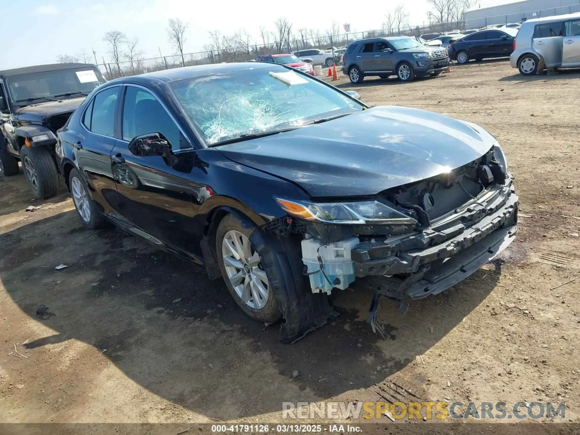 1 Photograph of a damaged car 4T1B11HK6KU754058 TOYOTA CAMRY 2019