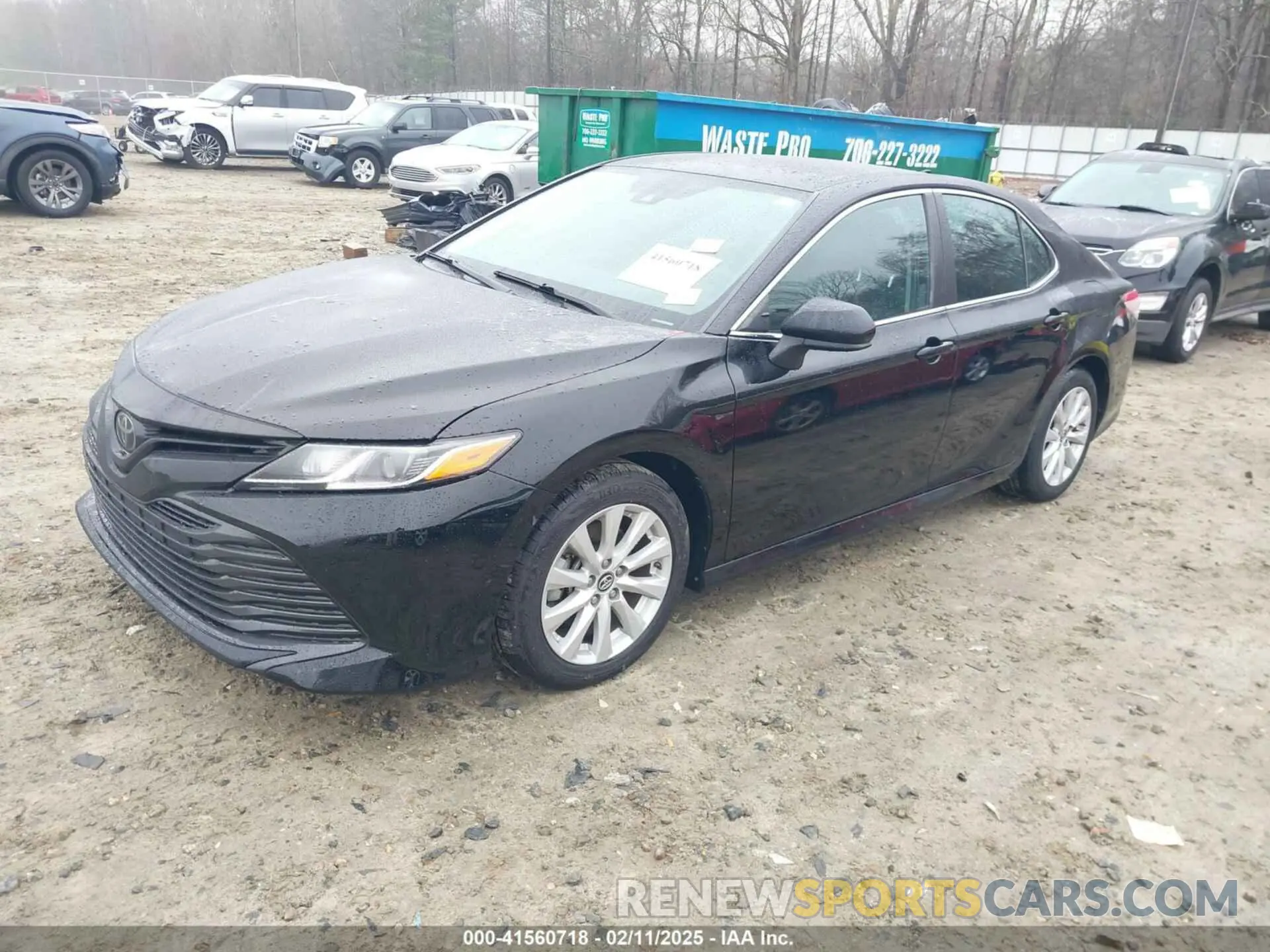 2 Photograph of a damaged car 4T1B11HK6KU755355 TOYOTA CAMRY 2019