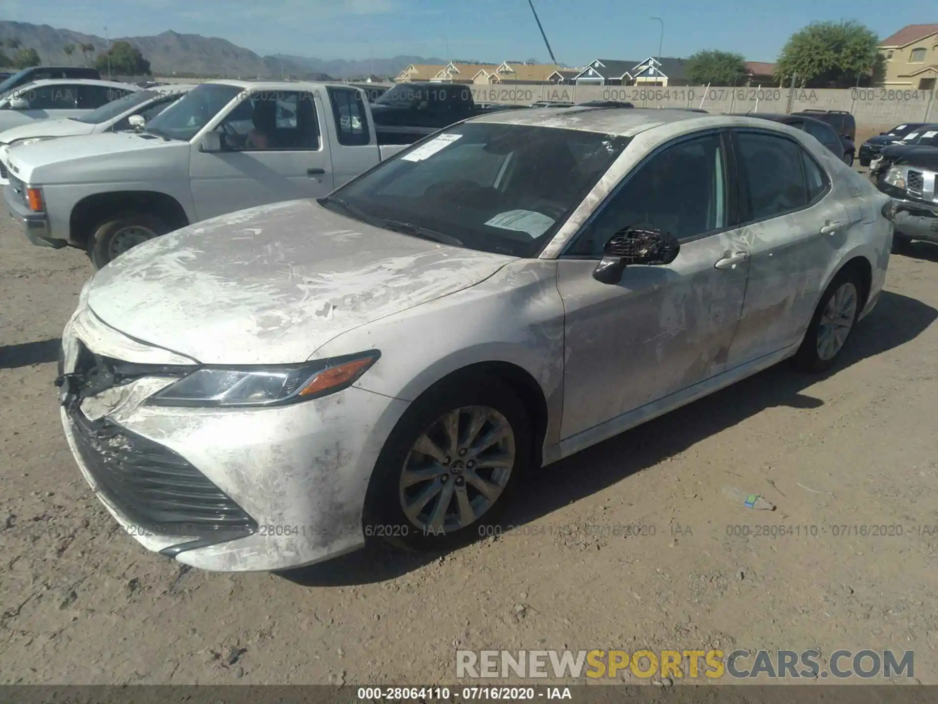 2 Photograph of a damaged car 4T1B11HK6KU759096 TOYOTA CAMRY 2019