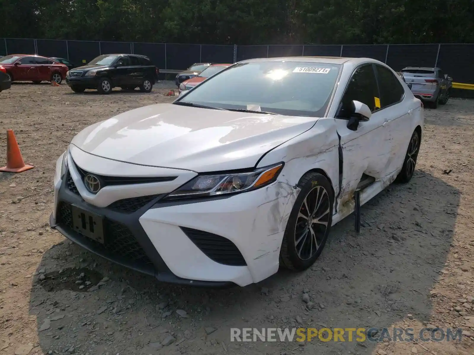 2 Photograph of a damaged car 4T1B11HK6KU761107 TOYOTA CAMRY 2019