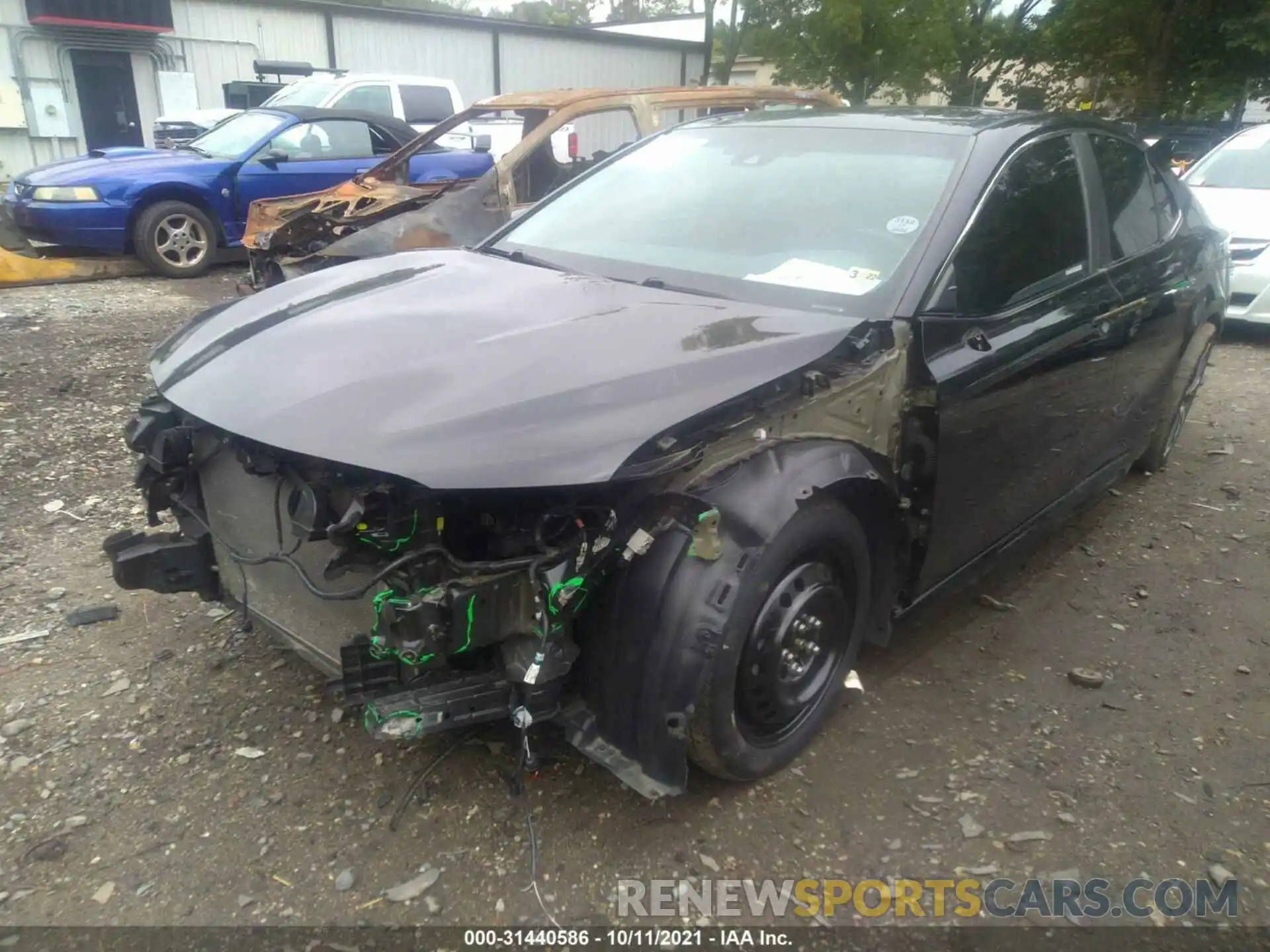 2 Photograph of a damaged car 4T1B11HK6KU770020 TOYOTA CAMRY 2019