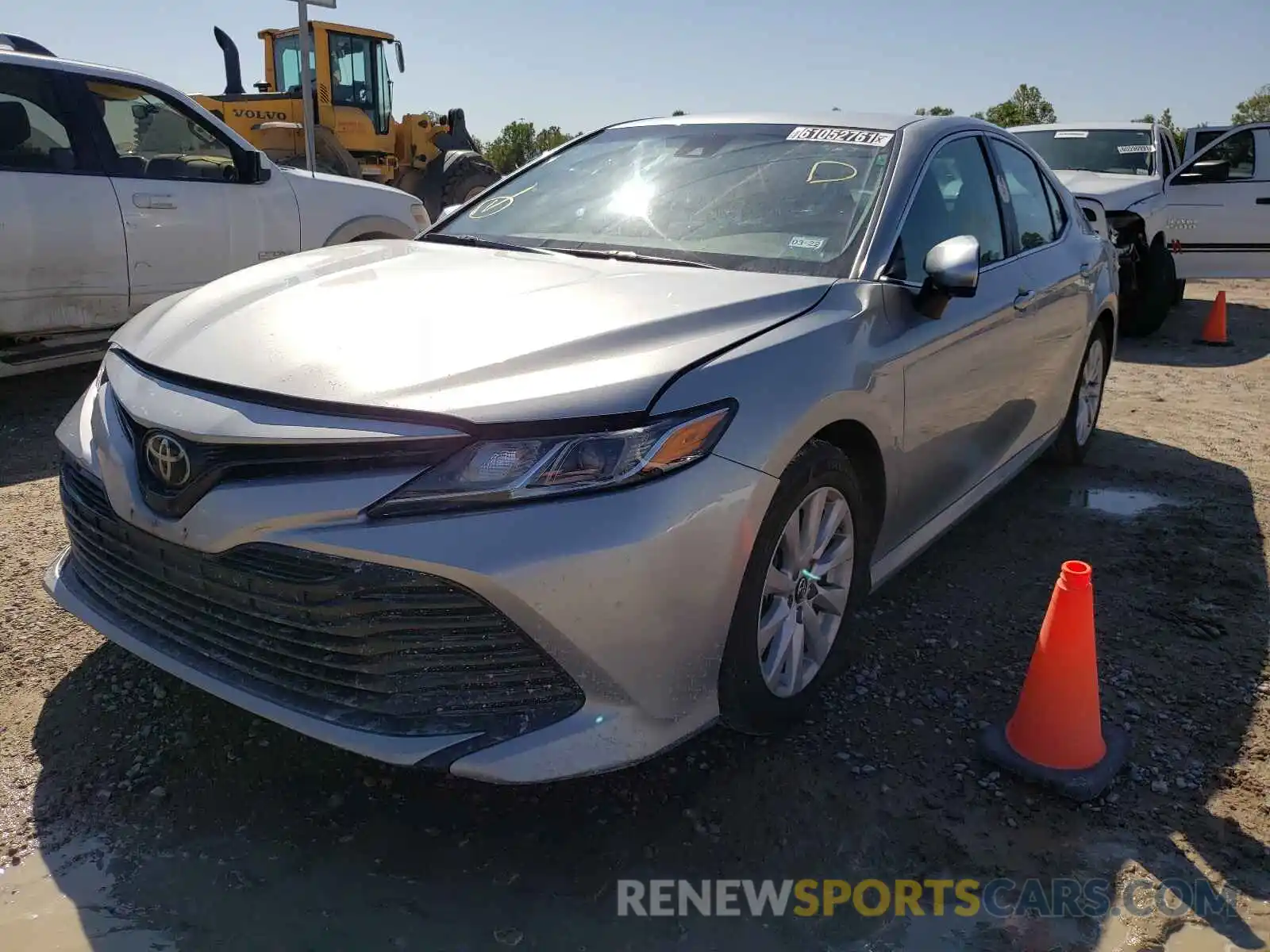 2 Photograph of a damaged car 4T1B11HK6KU771961 TOYOTA CAMRY 2019