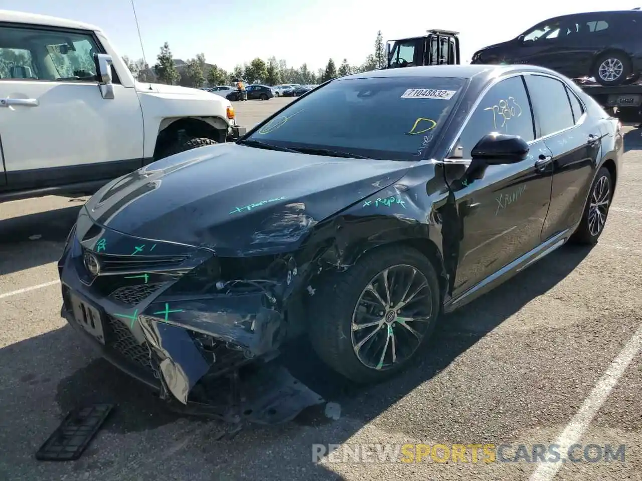 1 Photograph of a damaged car 4T1B11HK6KU772866 TOYOTA CAMRY 2019