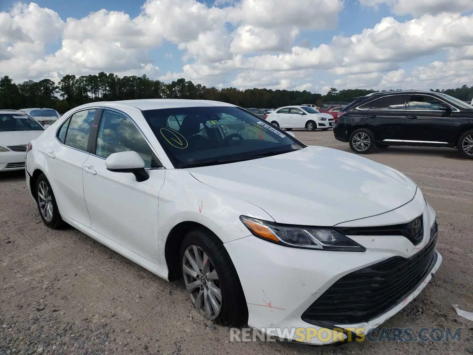 1 Photograph of a damaged car 4T1B11HK6KU773614 TOYOTA CAMRY 2019