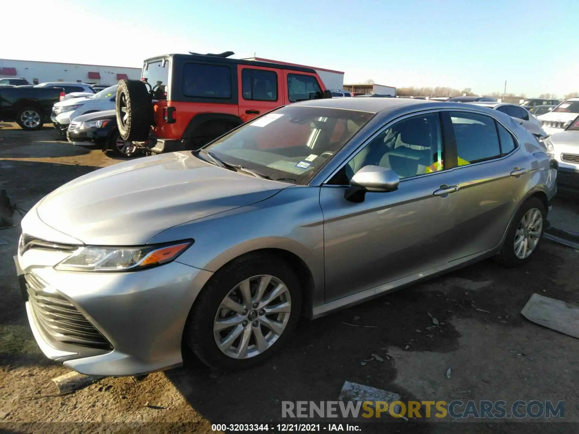 2 Photograph of a damaged car 4T1B11HK6KU778389 TOYOTA CAMRY 2019