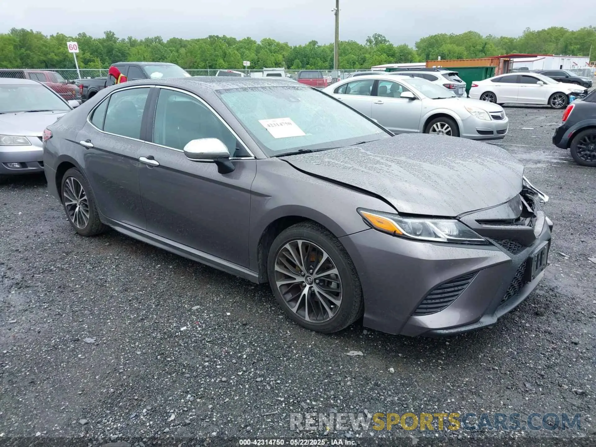 1 Photograph of a damaged car 4T1B11HK6KU778697 TOYOTA CAMRY 2019