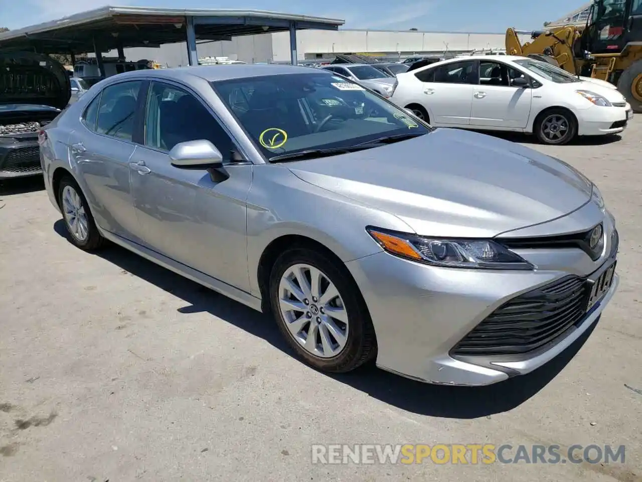 1 Photograph of a damaged car 4T1B11HK6KU781356 TOYOTA CAMRY 2019