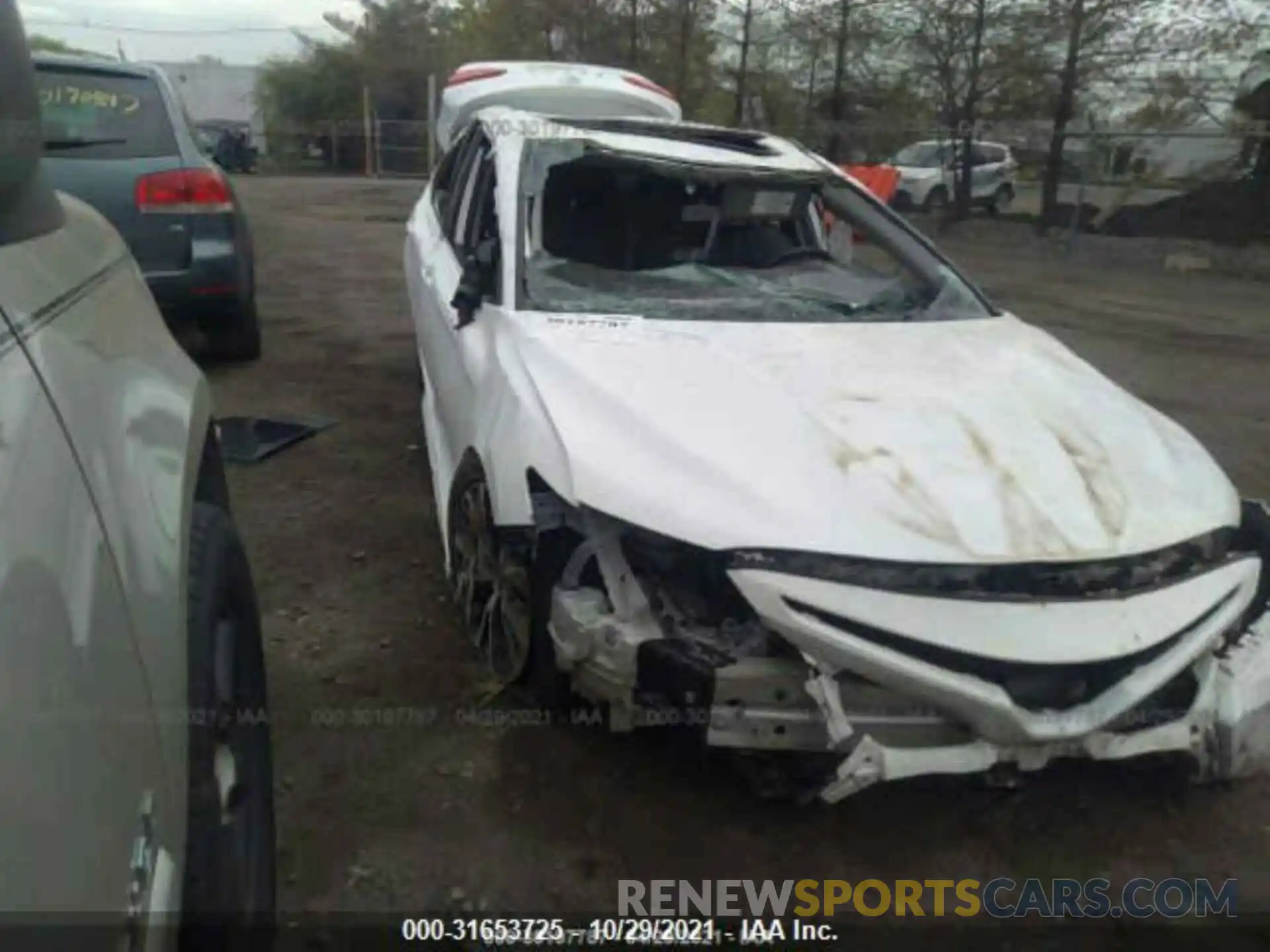 1 Photograph of a damaged car 4T1B11HK6KU782832 TOYOTA CAMRY 2019