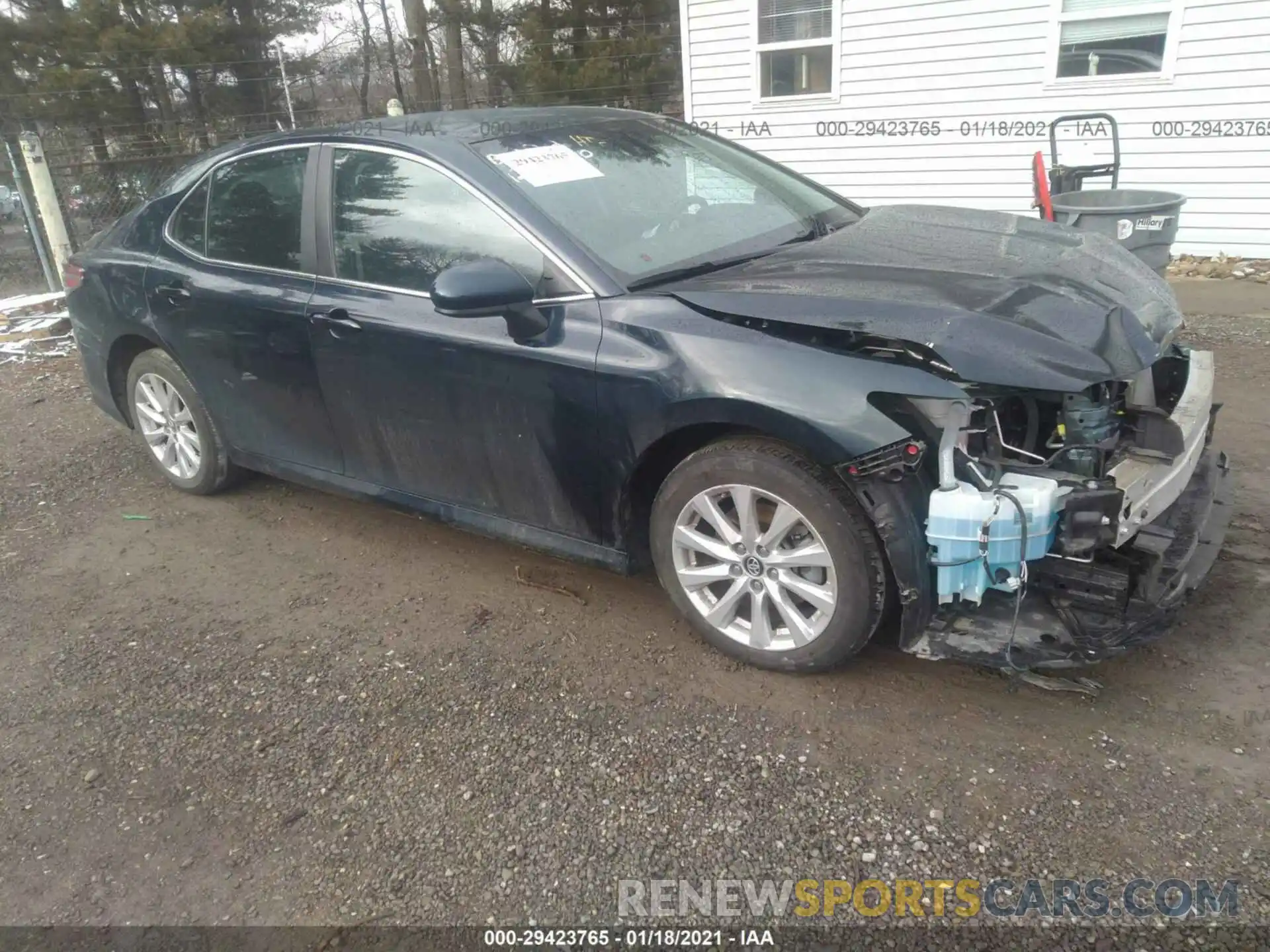 1 Photograph of a damaged car 4T1B11HK6KU785598 TOYOTA CAMRY 2019