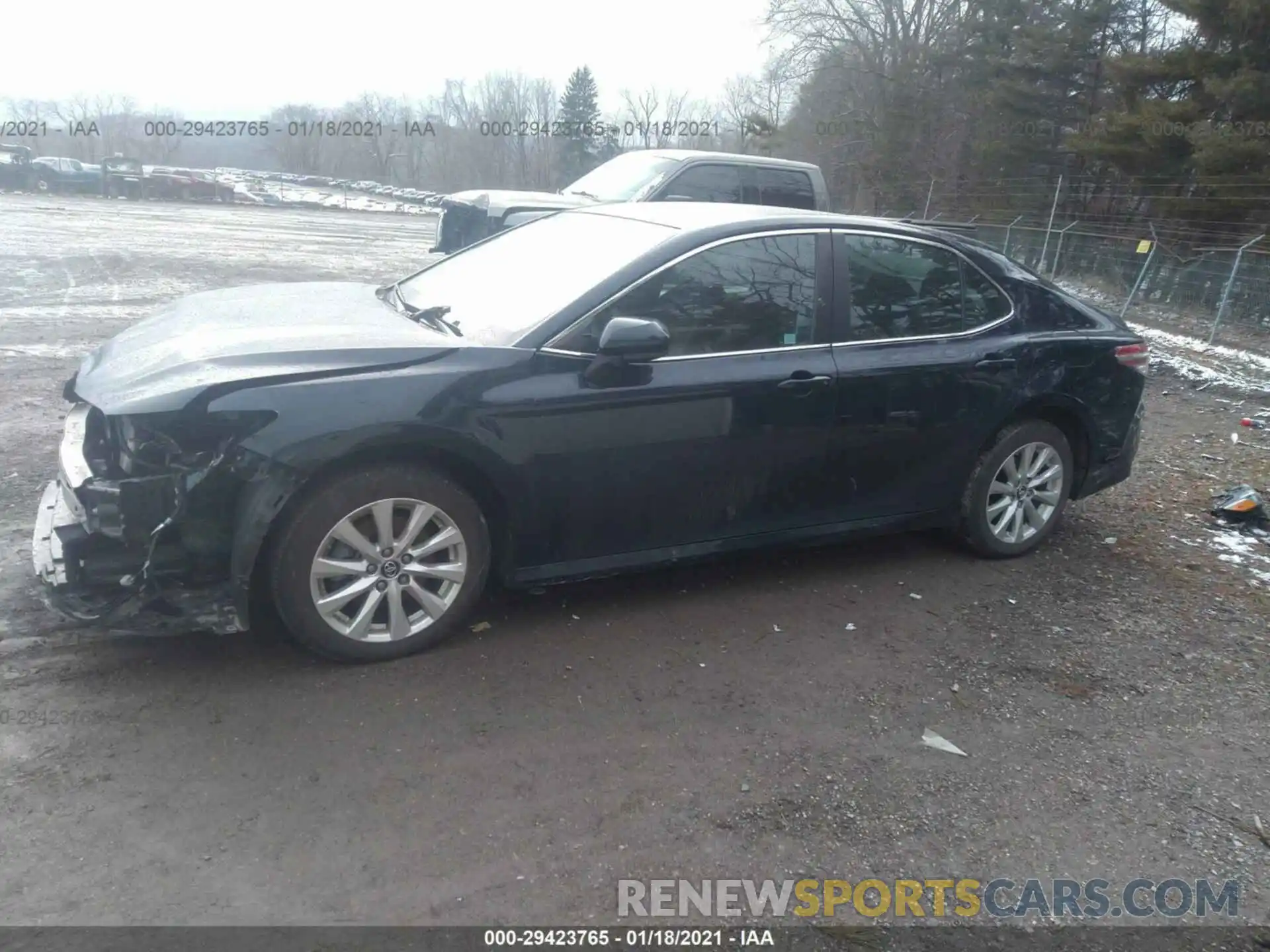 2 Photograph of a damaged car 4T1B11HK6KU785598 TOYOTA CAMRY 2019