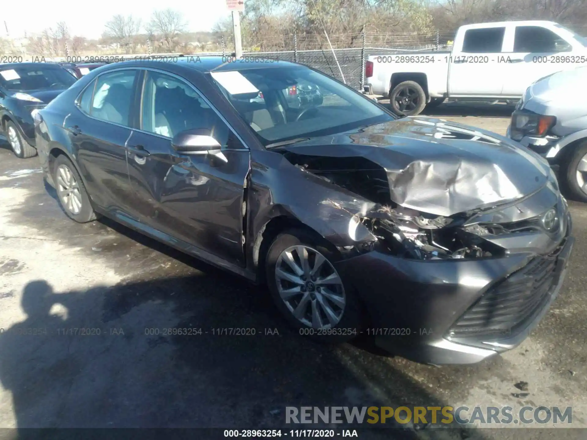 1 Photograph of a damaged car 4T1B11HK6KU786072 TOYOTA CAMRY 2019