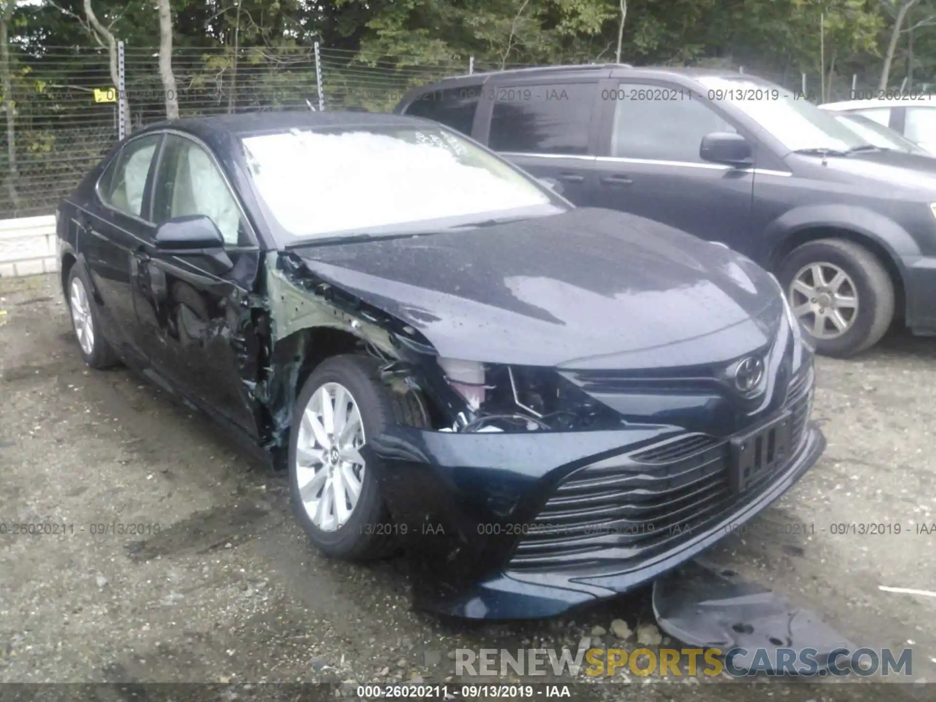 1 Photograph of a damaged car 4T1B11HK6KU788369 TOYOTA CAMRY 2019