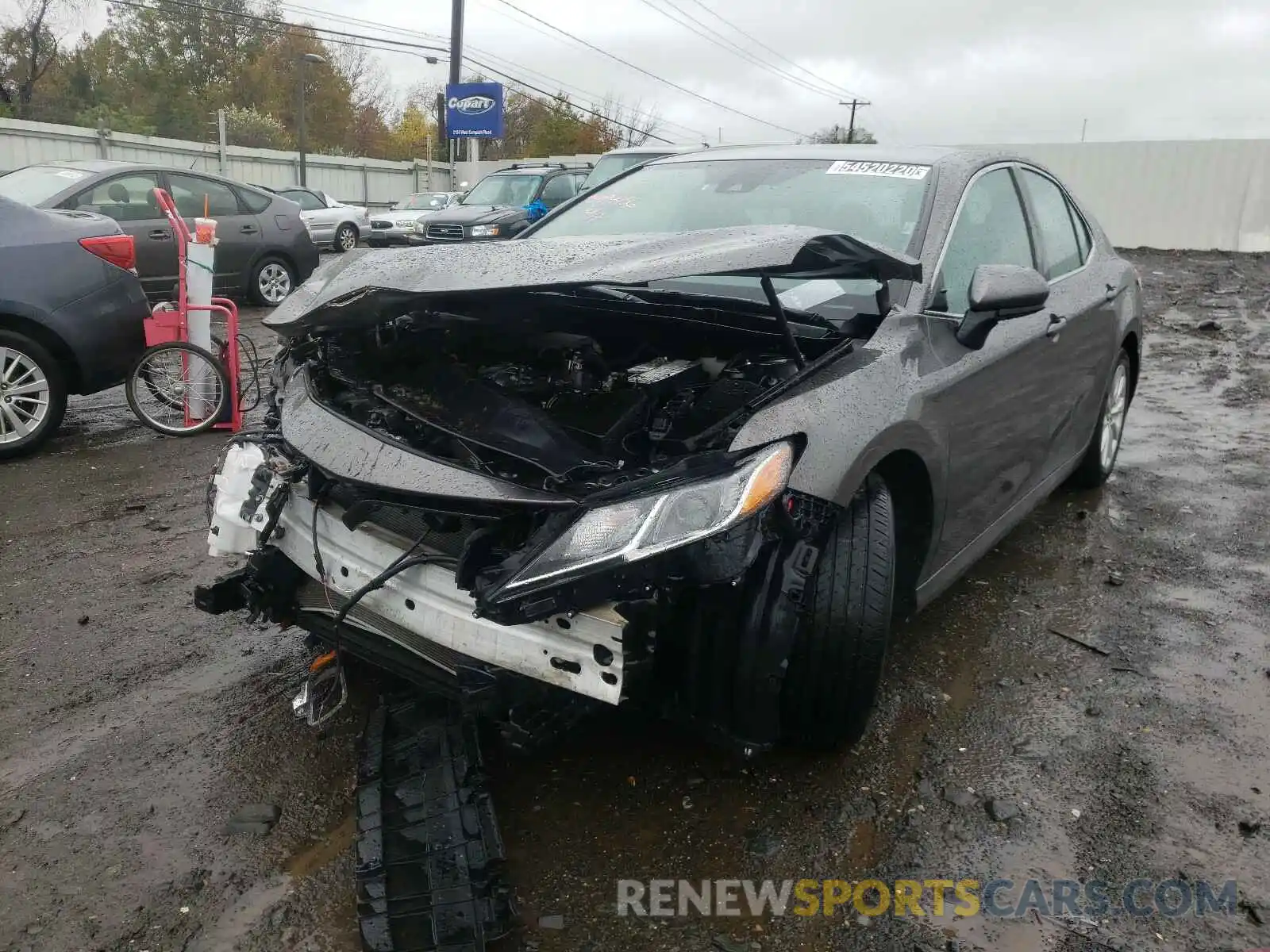 2 Photograph of a damaged car 4T1B11HK6KU790848 TOYOTA CAMRY 2019