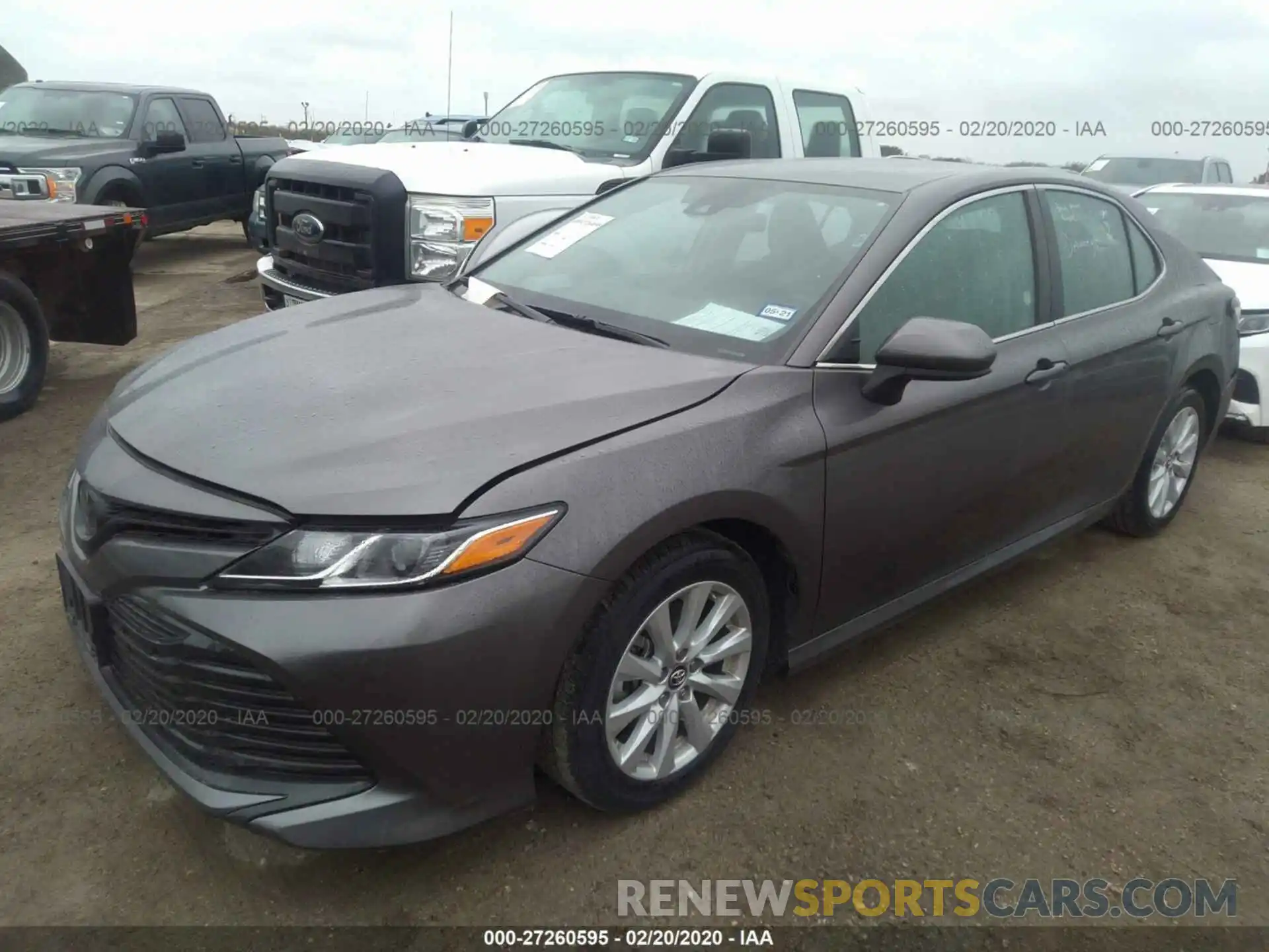 2 Photograph of a damaged car 4T1B11HK6KU795158 TOYOTA CAMRY 2019