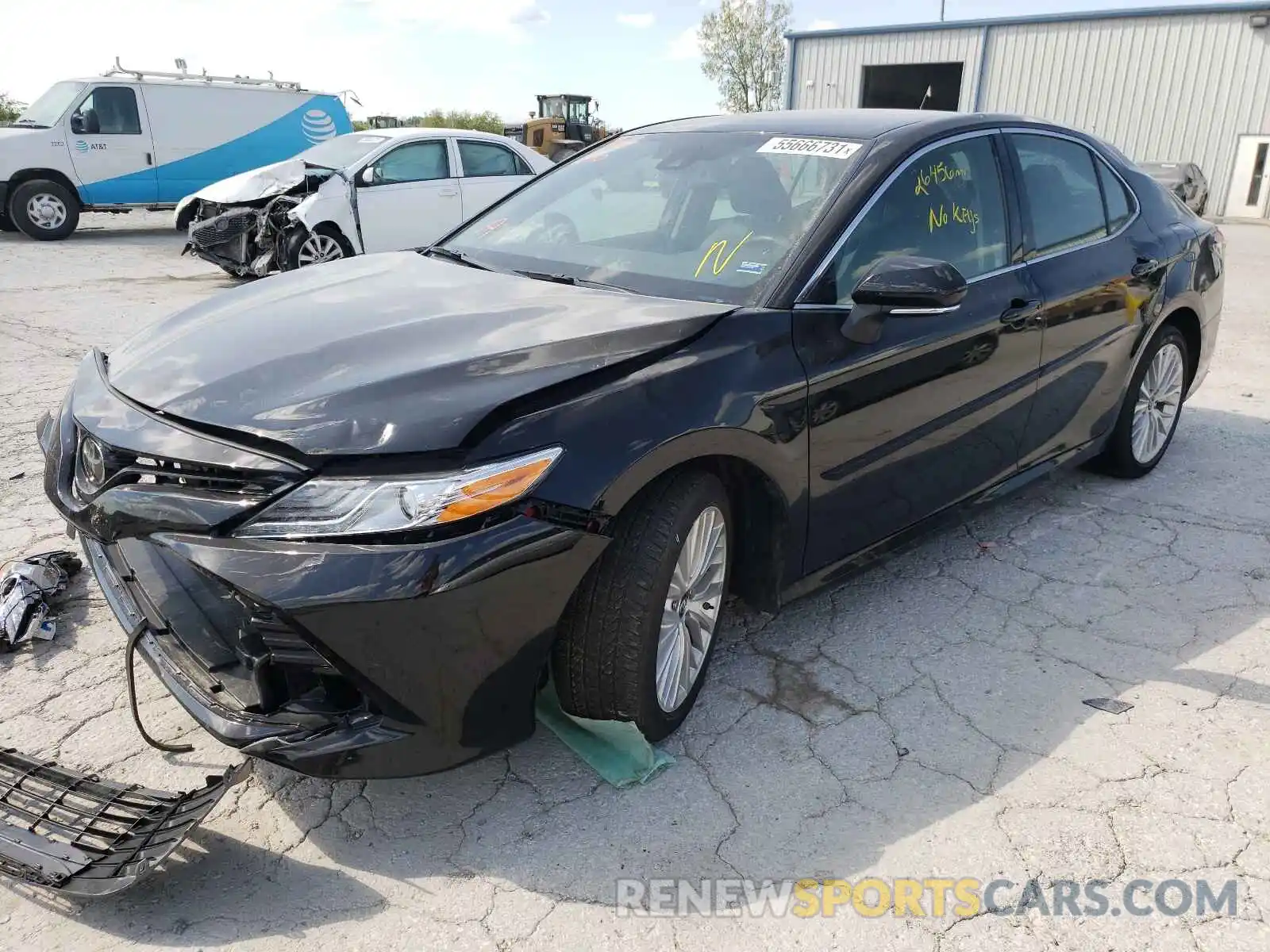 2 Photograph of a damaged car 4T1B11HK6KU802612 TOYOTA CAMRY 2019