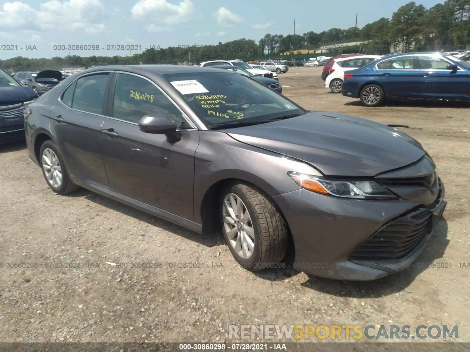 1 Photograph of a damaged car 4T1B11HK6KU803842 TOYOTA CAMRY 2019