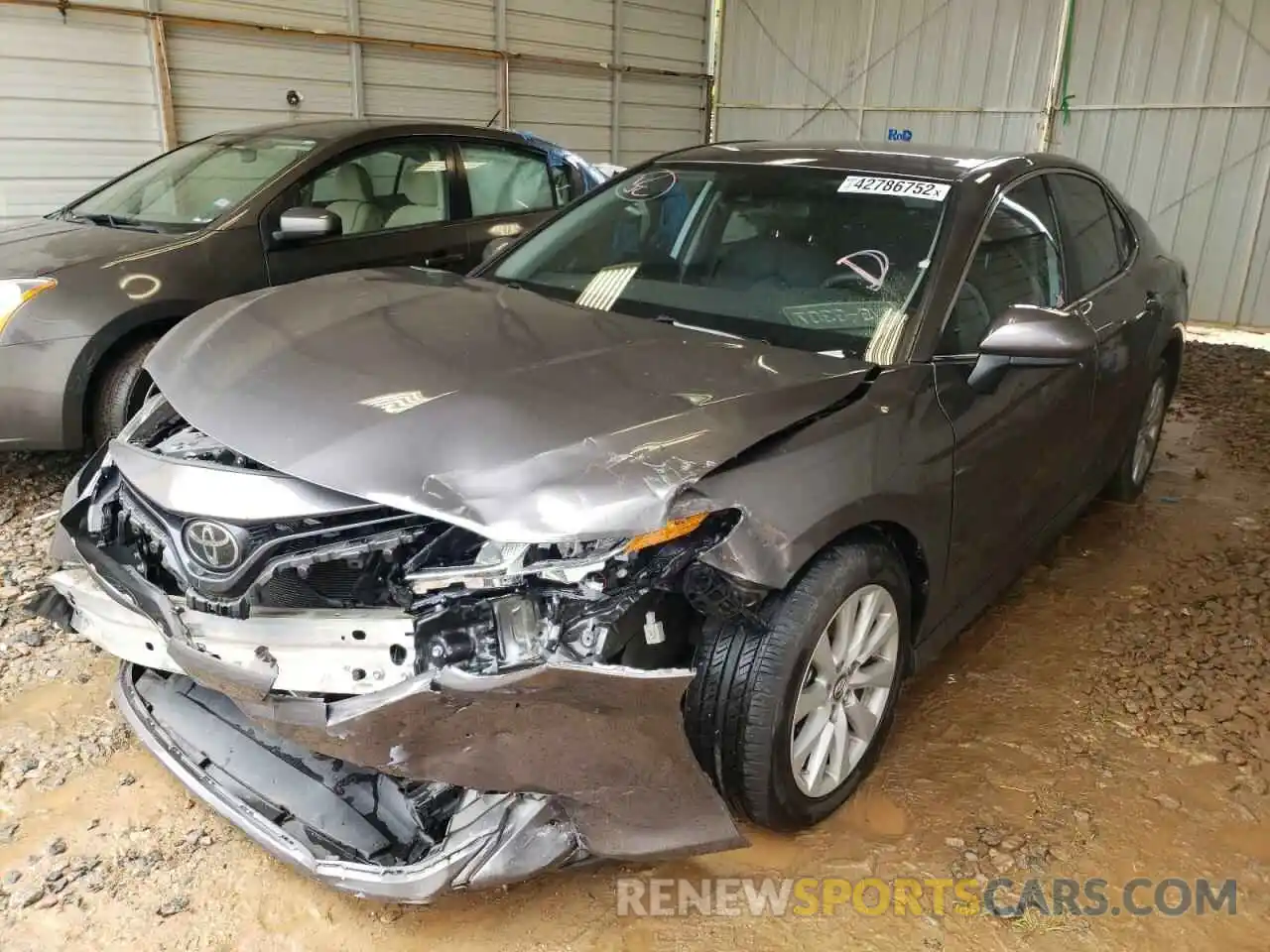 2 Photograph of a damaged car 4T1B11HK6KU803856 TOYOTA CAMRY 2019