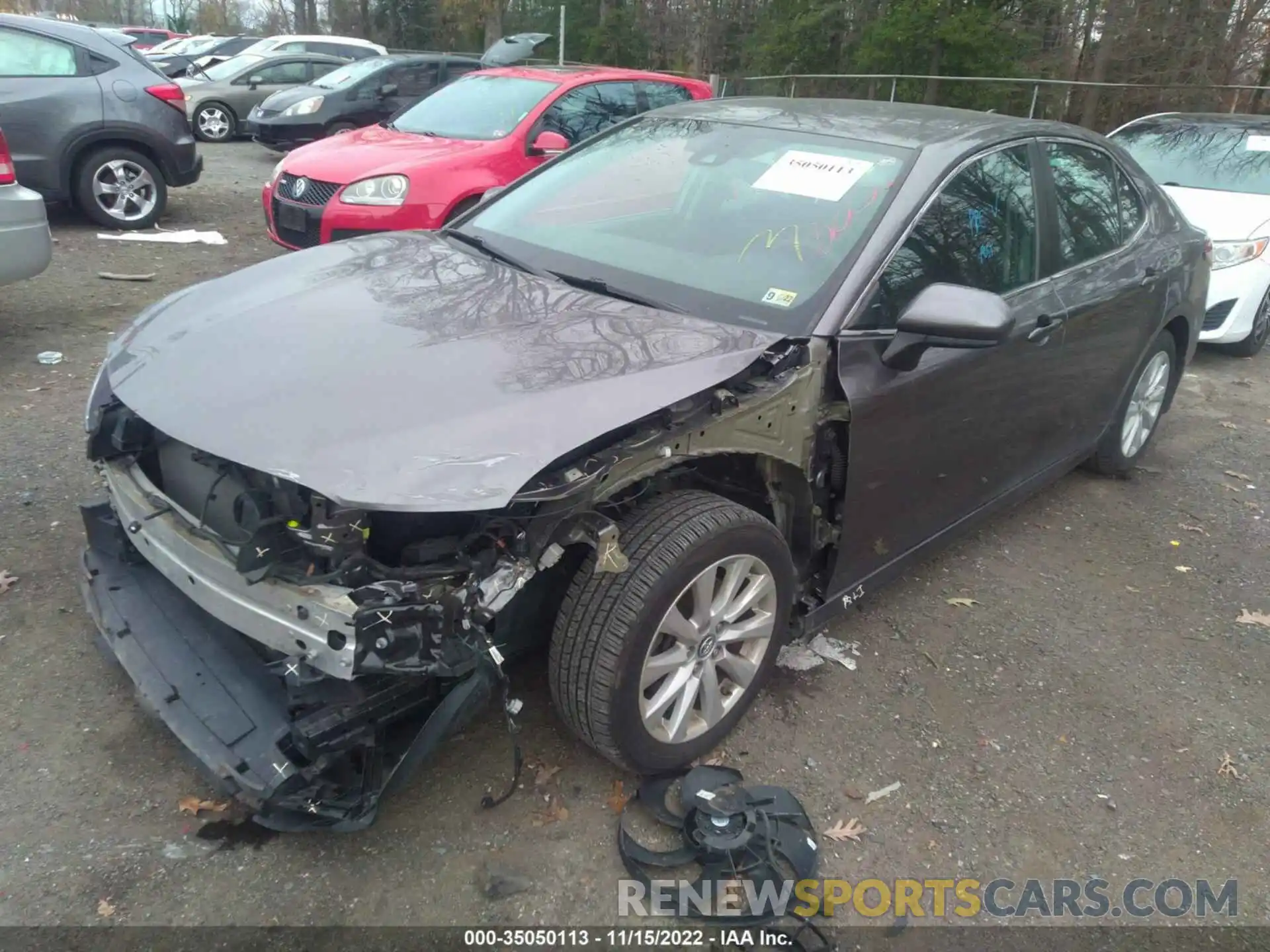 2 Photograph of a damaged car 4T1B11HK6KU809026 TOYOTA CAMRY 2019