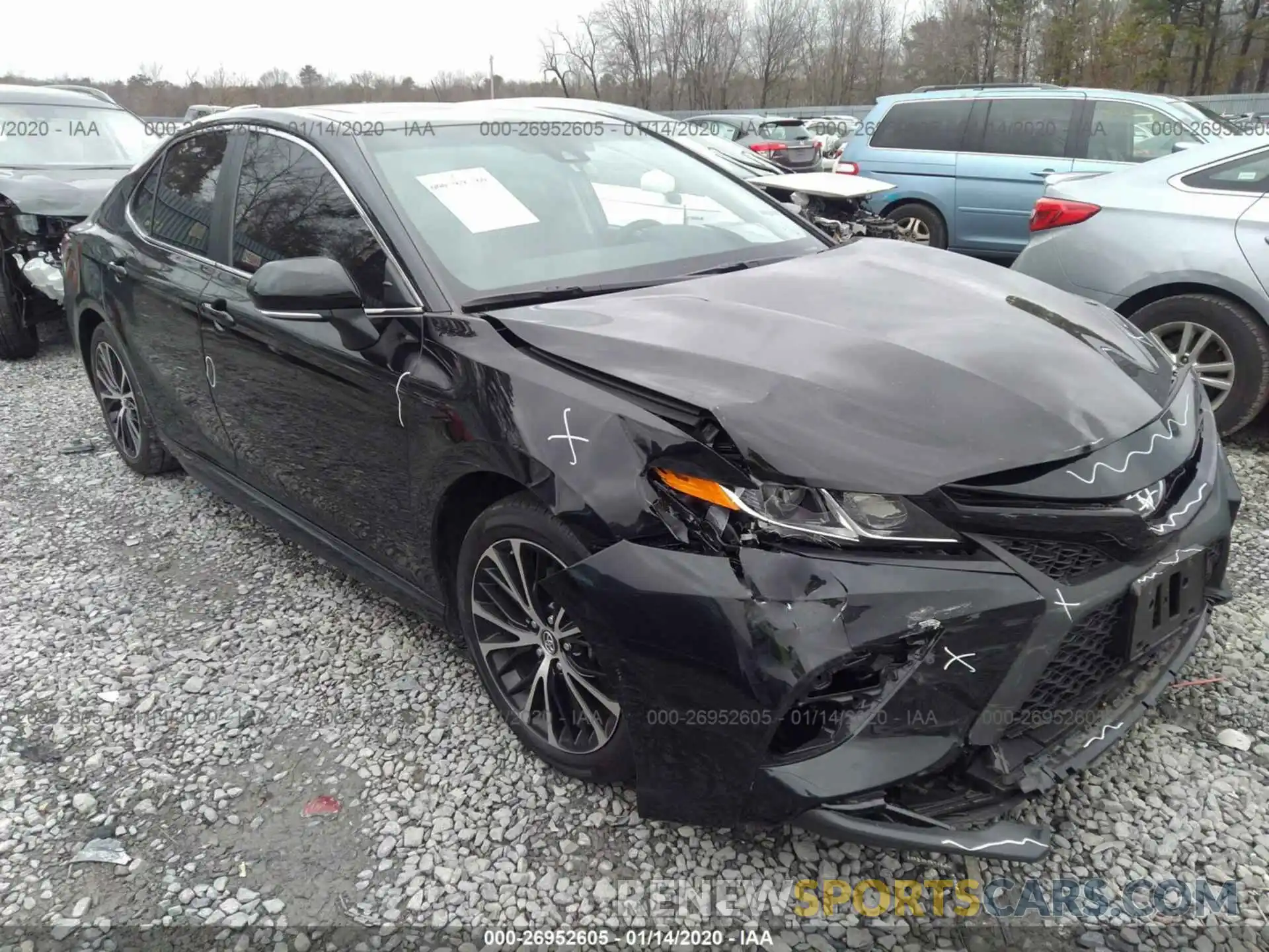 1 Photograph of a damaged car 4T1B11HK6KU809866 TOYOTA CAMRY 2019