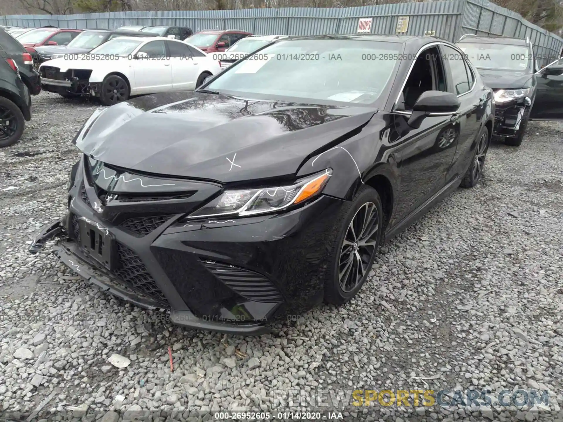 2 Photograph of a damaged car 4T1B11HK6KU809866 TOYOTA CAMRY 2019