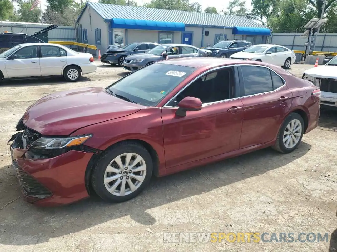 1 Photograph of a damaged car 4T1B11HK6KU817630 TOYOTA CAMRY 2019