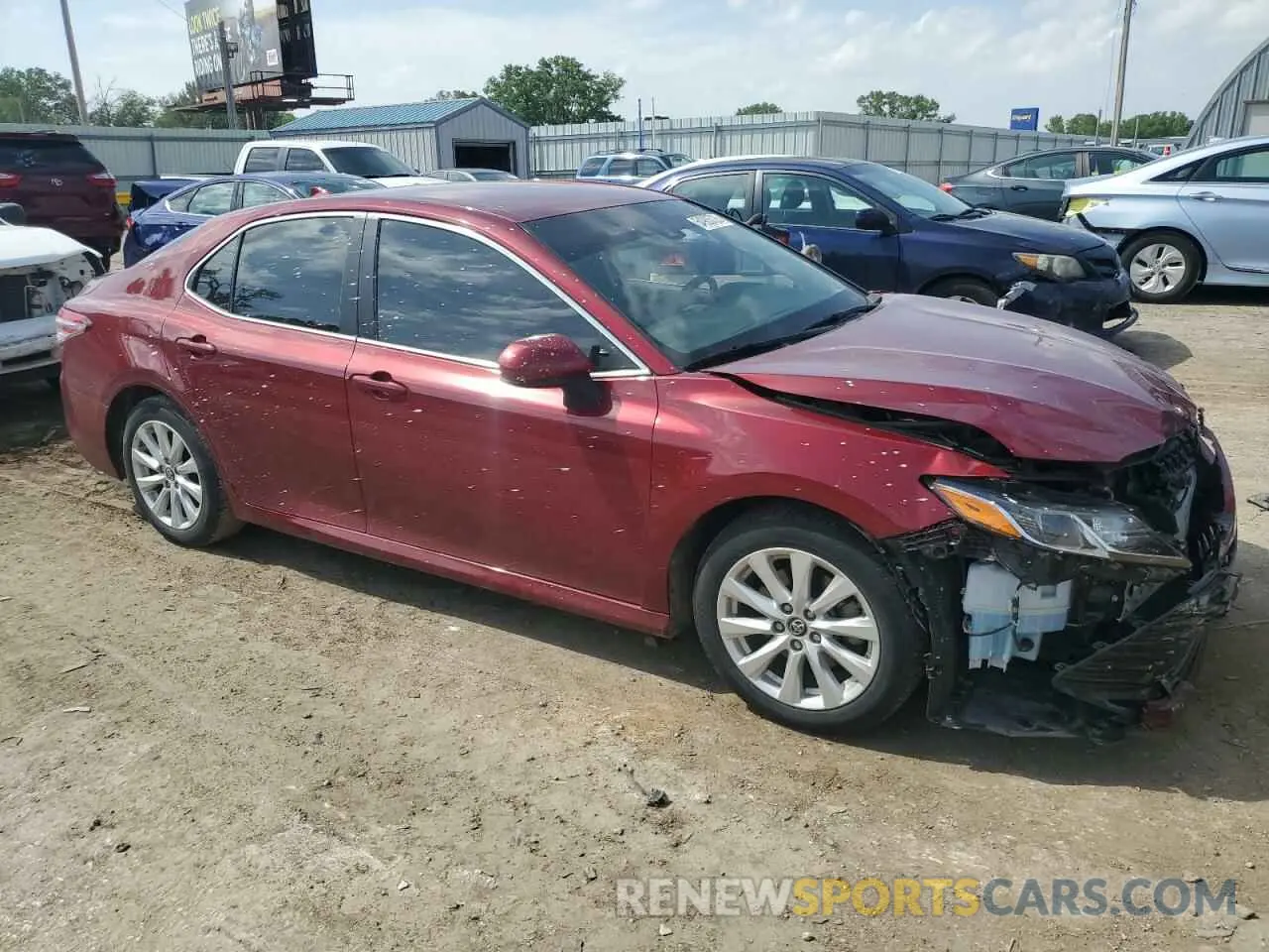 4 Photograph of a damaged car 4T1B11HK6KU817630 TOYOTA CAMRY 2019