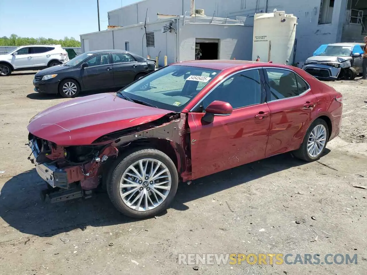 1 Photograph of a damaged car 4T1B11HK6KU822634 TOYOTA CAMRY 2019