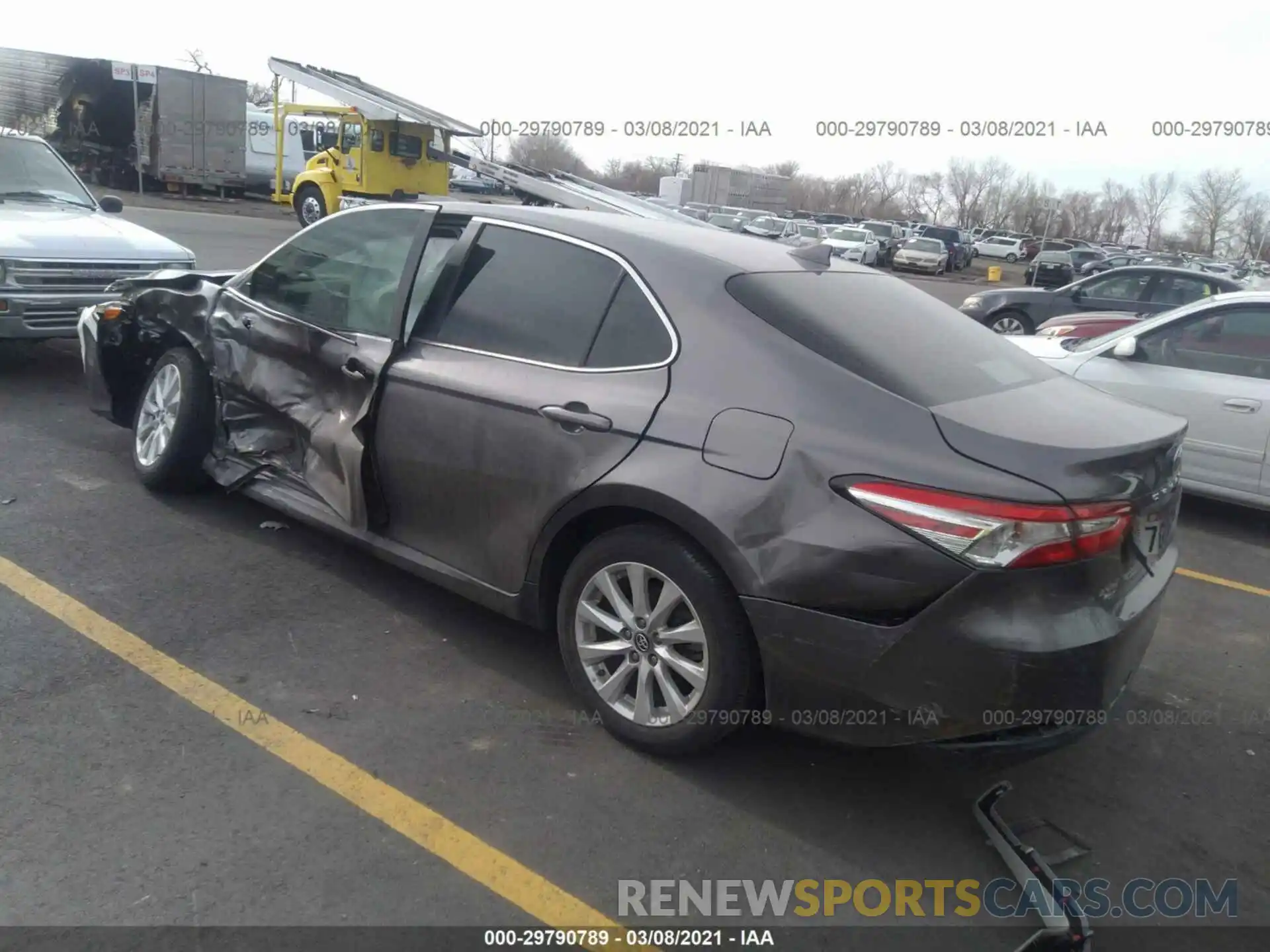 3 Photograph of a damaged car 4T1B11HK6KU823394 TOYOTA CAMRY 2019