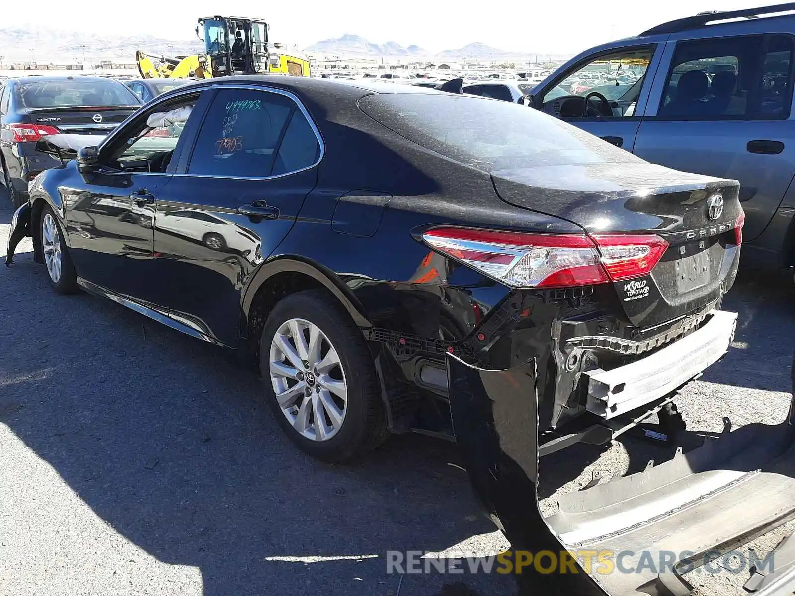 3 Photograph of a damaged car 4T1B11HK6KU824464 TOYOTA CAMRY 2019