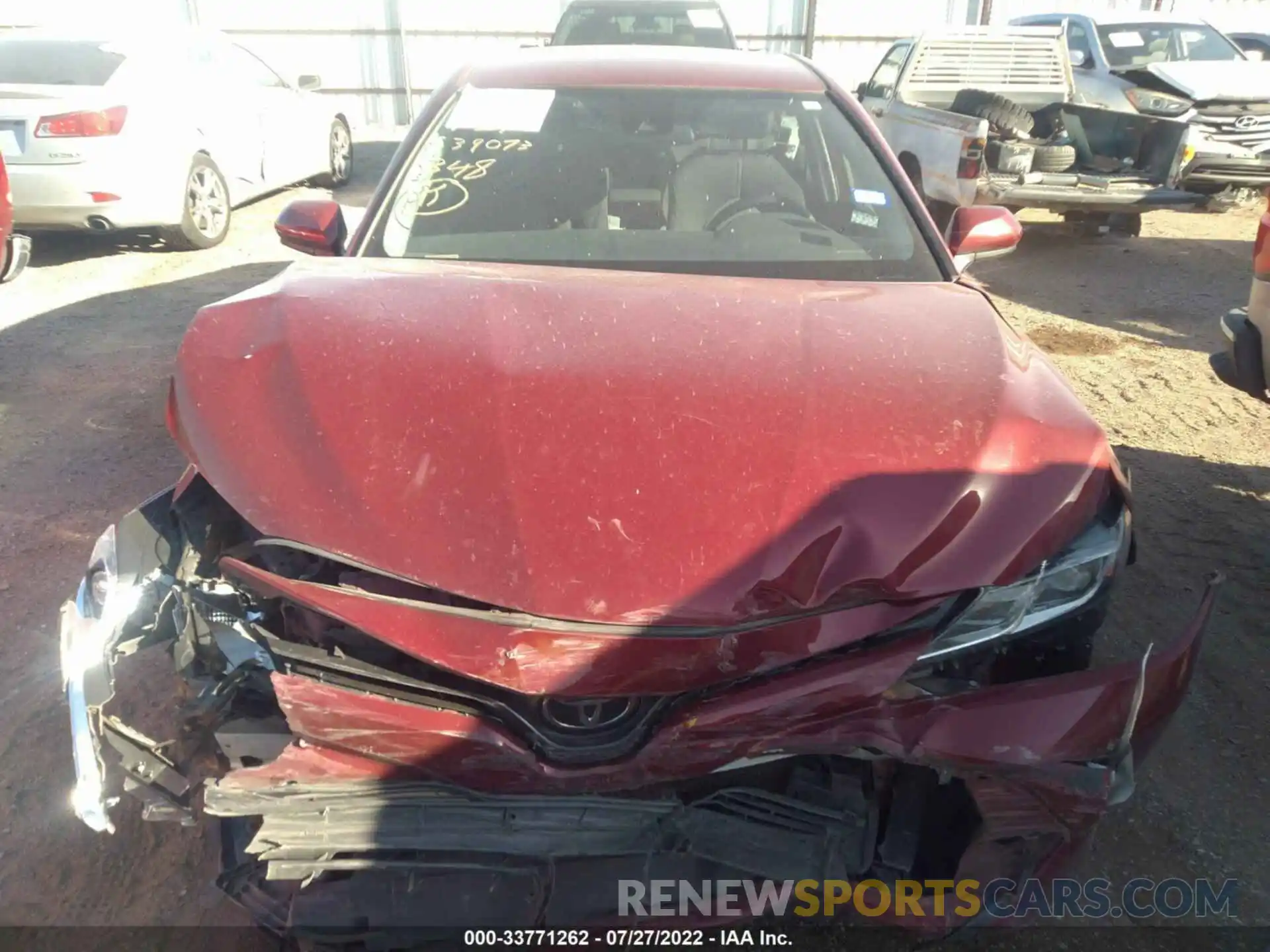 10 Photograph of a damaged car 4T1B11HK6KU836839 TOYOTA CAMRY 2019