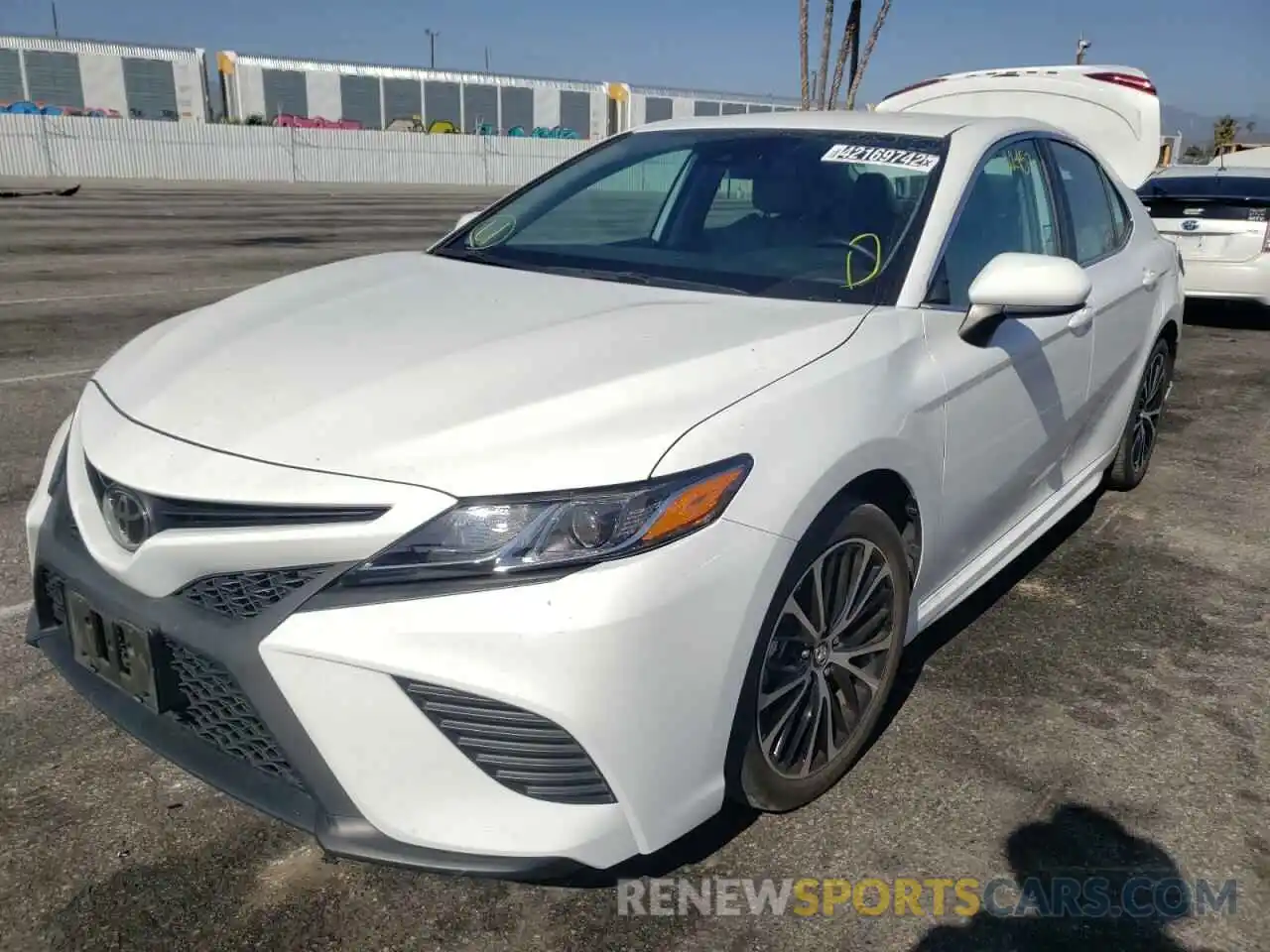 2 Photograph of a damaged car 4T1B11HK6KU837375 TOYOTA CAMRY 2019