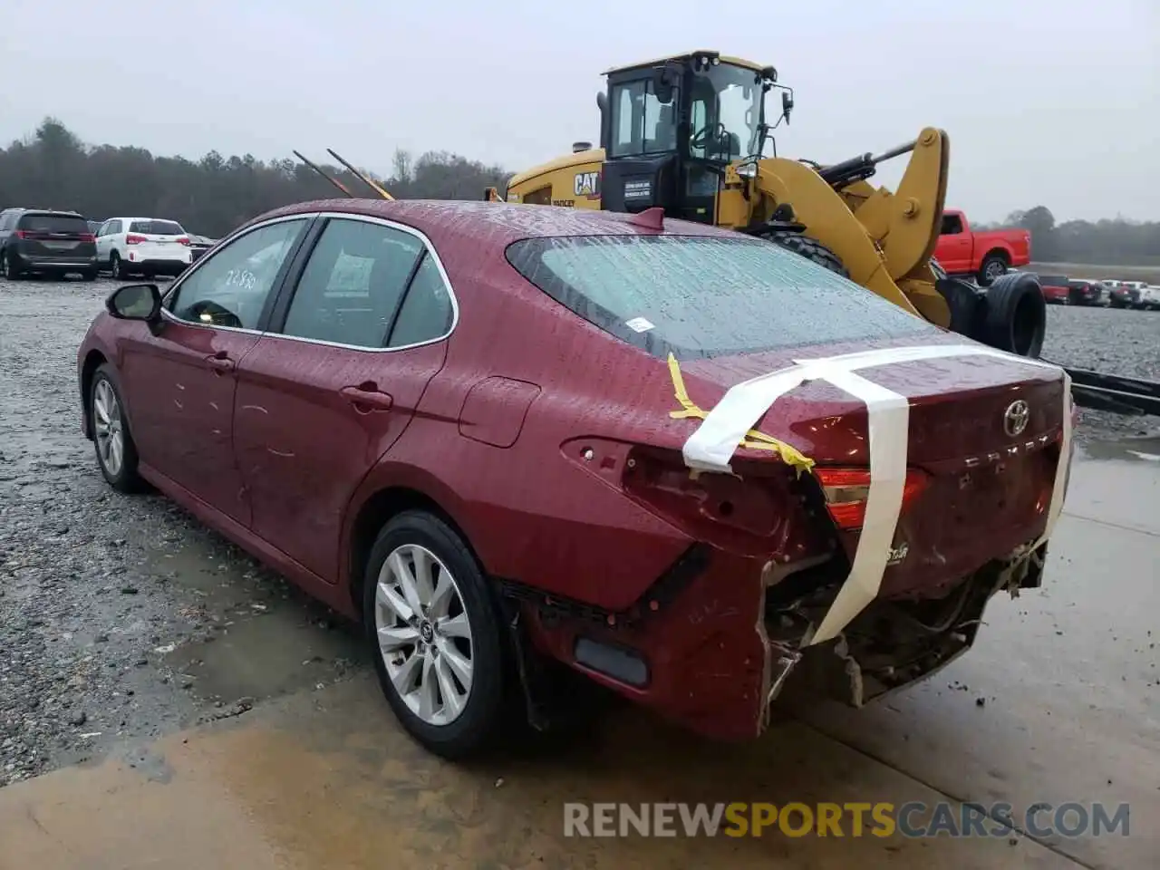 3 Photograph of a damaged car 4T1B11HK6KU846657 TOYOTA CAMRY 2019