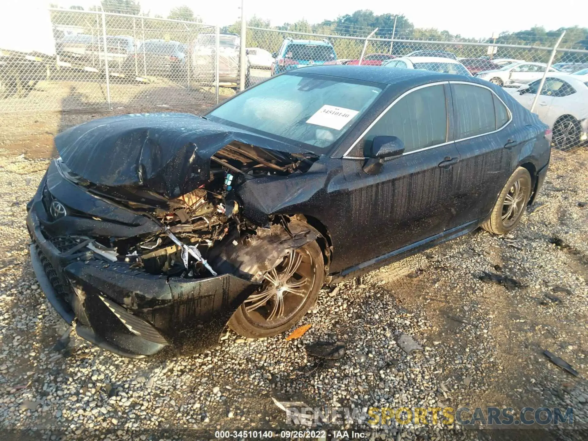 2 Photograph of a damaged car 4T1B11HK6KU854287 TOYOTA CAMRY 2019