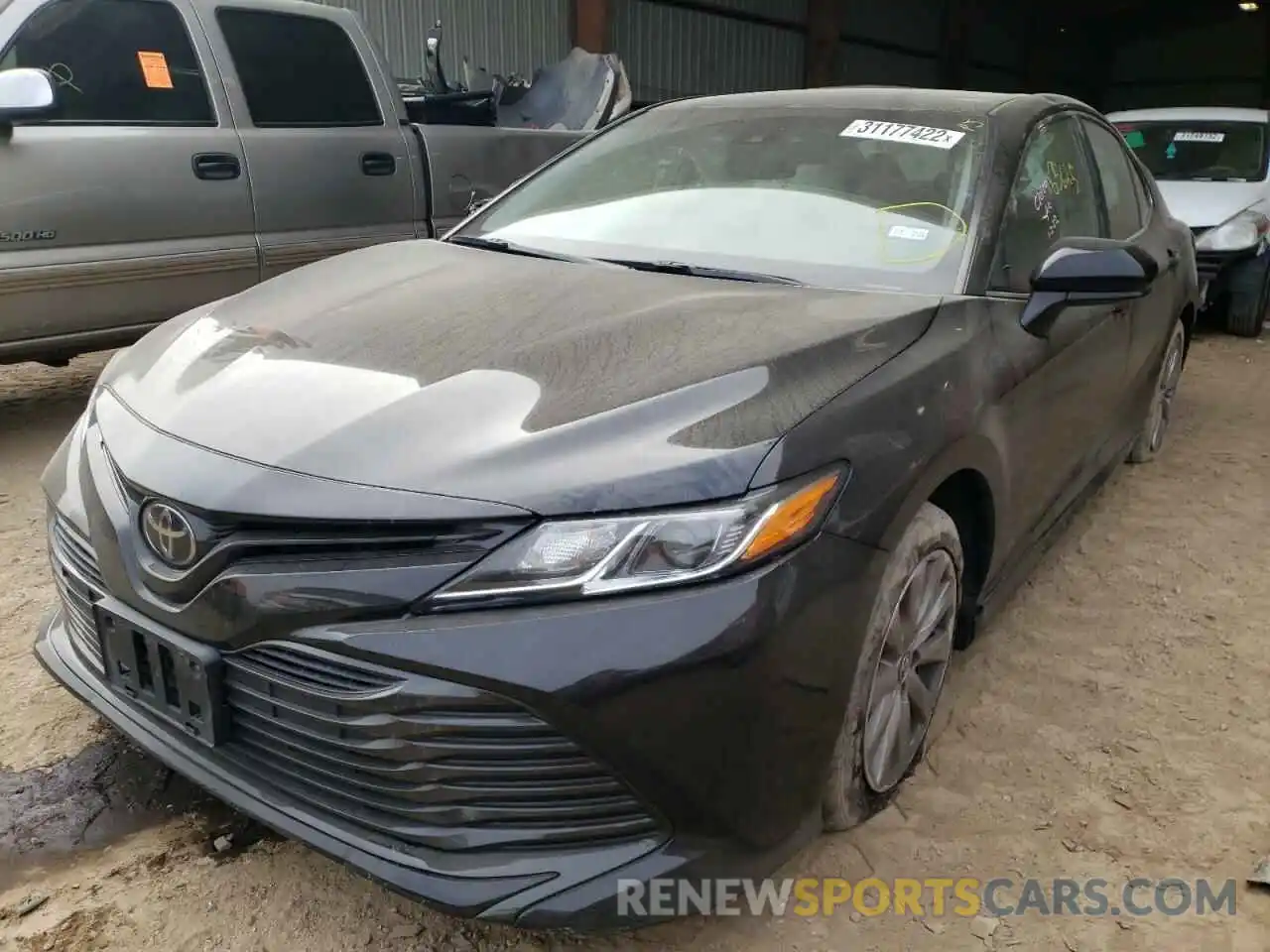 2 Photograph of a damaged car 4T1B11HK7KU161552 TOYOTA CAMRY 2019